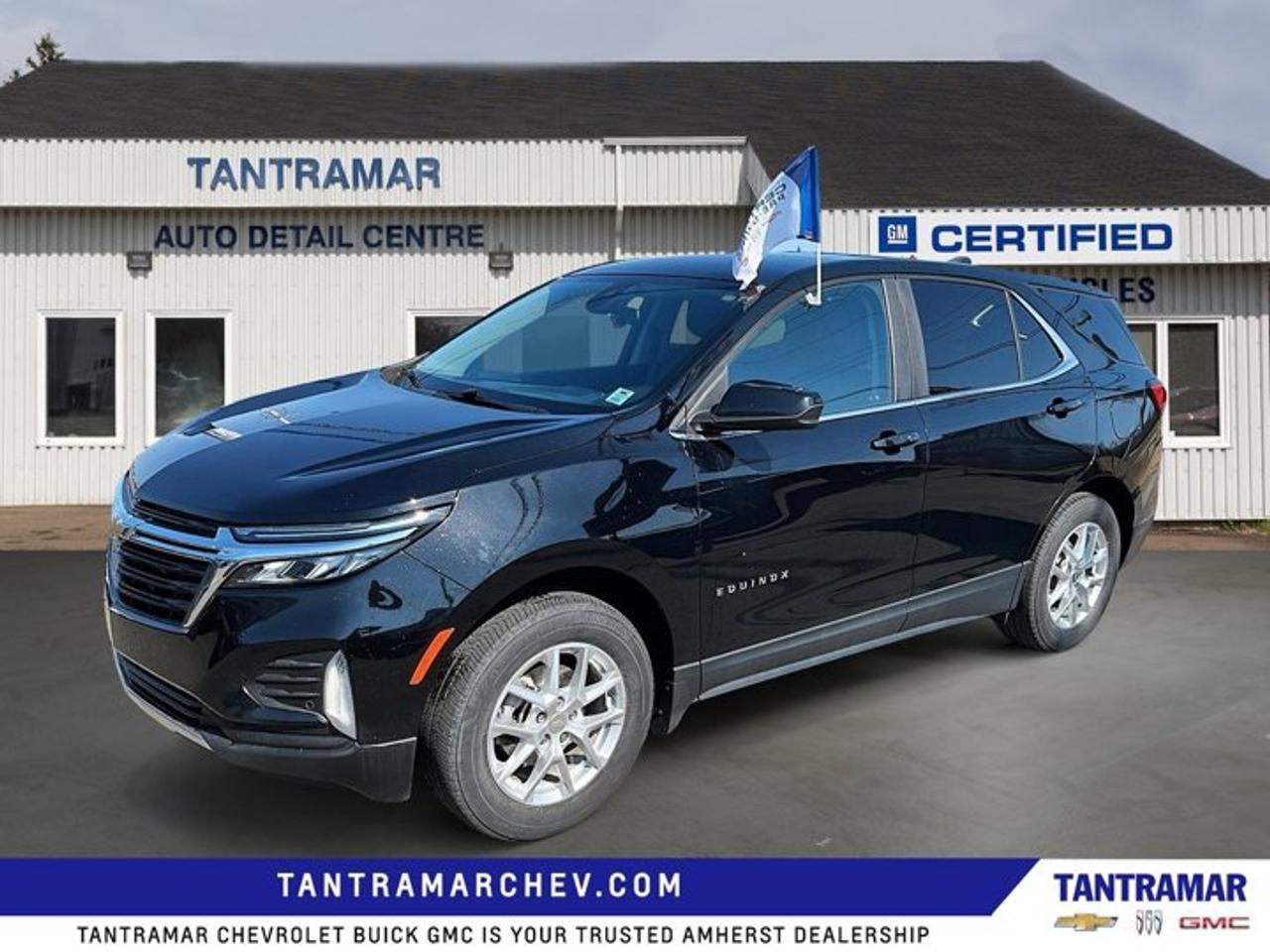 Recent Arrival! Odometer is 13045 kilometers below market average! Mosaic Black Metallic 2022 Chevrolet Equinox LT AWD 6-Speed Automatic Electronic with Overdrive 1.5L DOHCValue Market Pricing, AWD.Certified. GM Certified Details:* 24/7 roadside assistance for 3 months or 5,000 km (whichever comes first)* 3 months or 5,000 kilometres (whichever comes first) which can be extended or upgraded to an even more comprehensive Certified Pre-Owned Vehicle Protection Plan* 150+ Point Inspection* 3.99% Financing for 24 Months On Selected Certified Pre-Owned Vehicles 24 Months - 3.99% 36 Months  3.99% 48 Months  3.99% 60 Months - 3.99% 72 Months  4.99% 84 Months - 4.99% Rate valid for the period from February 3, 2026 - March 31, 2026* Exchange policy is 30 days or 2,500 kilometres, whichever comes first* 1-month OnStar trial and sign up for a paid plan to enjoy the first two months on us. GM Owner Centre and Mobile App. Free SiriusXM Trial