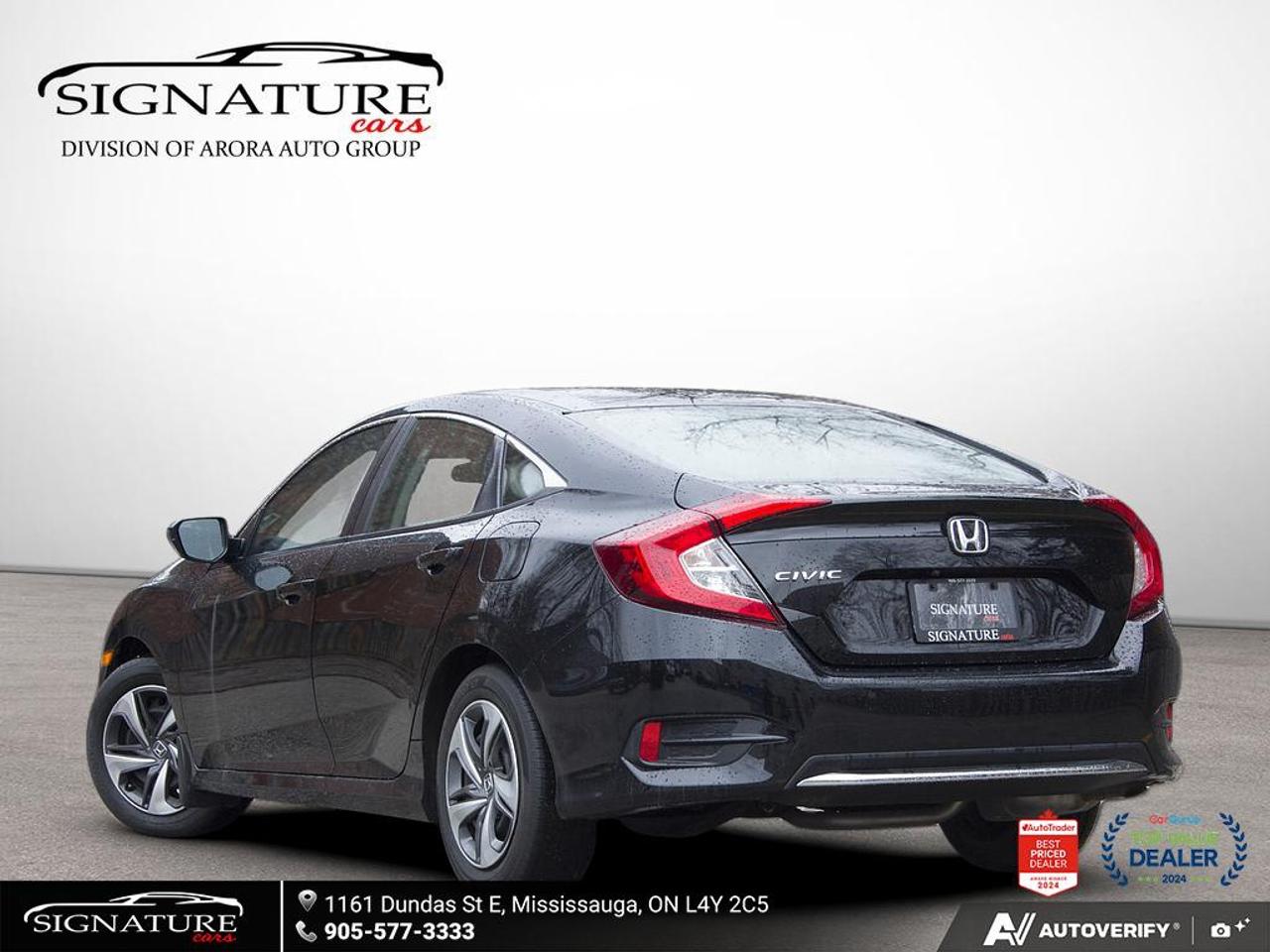 2021 Honda Civic LX No Accident Lane Assist Carplay Heated Seats Photo3