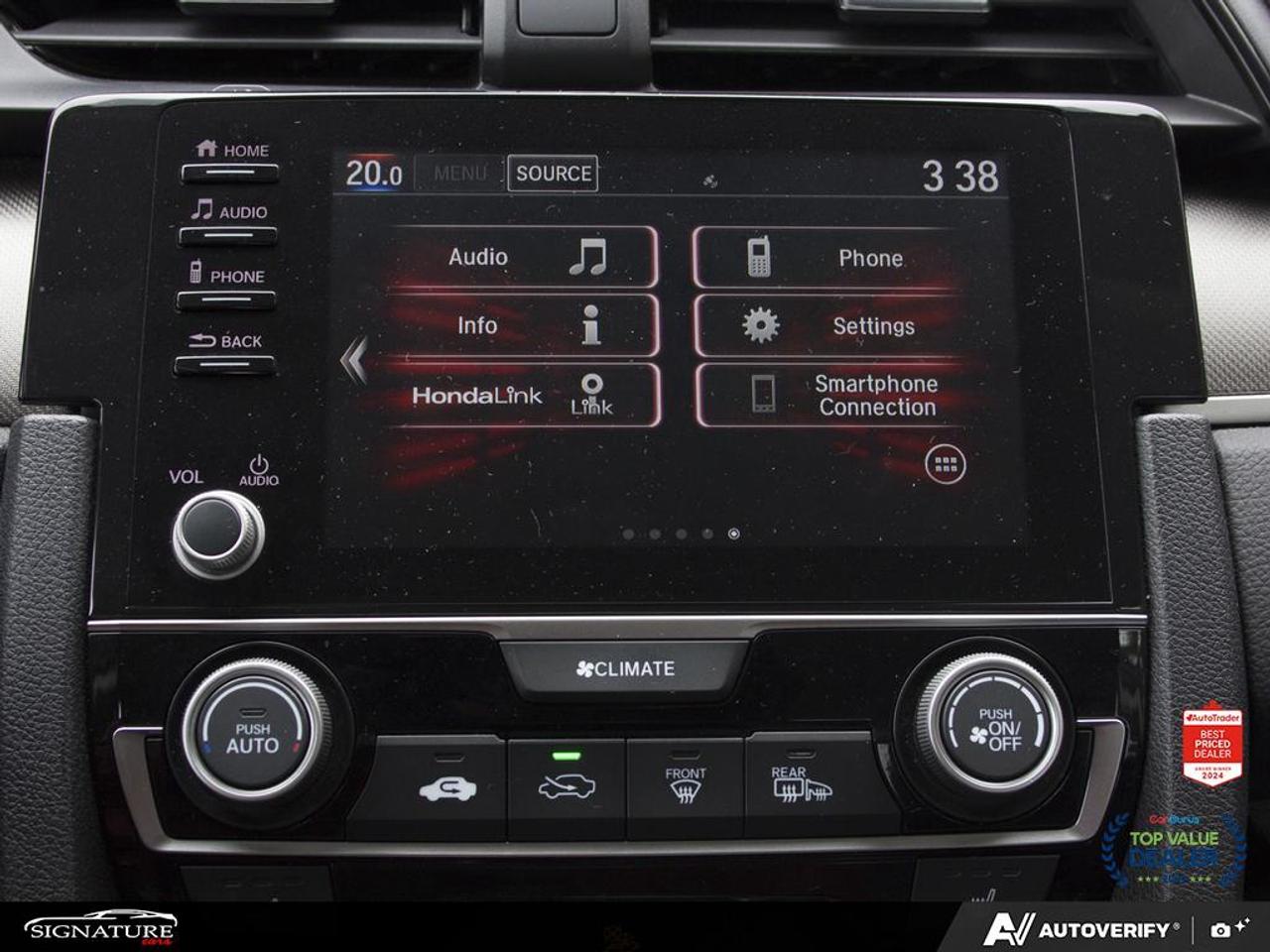 2021 Honda Civic LX No Accident Lane Assist Carplay Heated Seats Photo