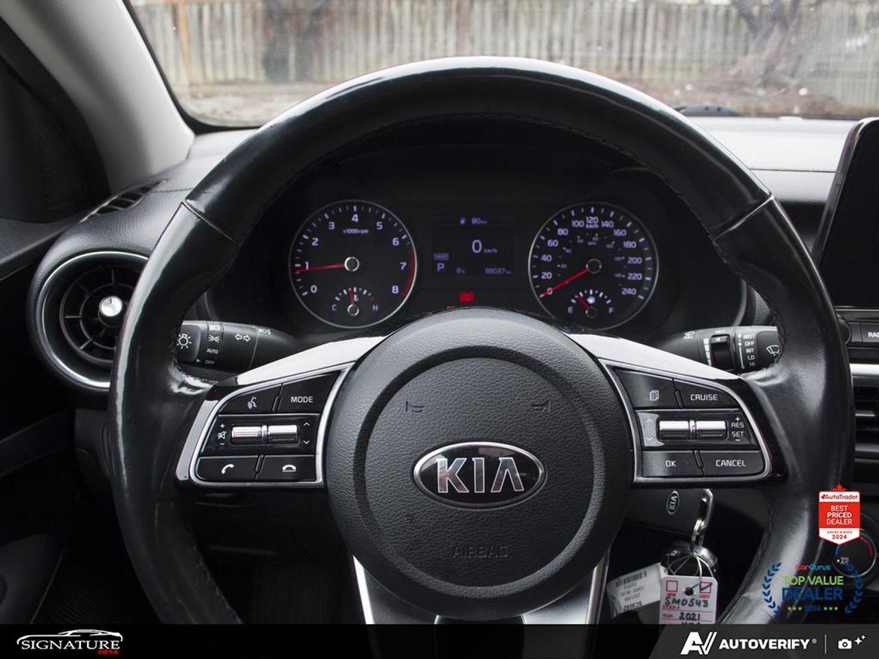 2021 Kia Forte EX+ No Accident Sunroof Blindspot Photo