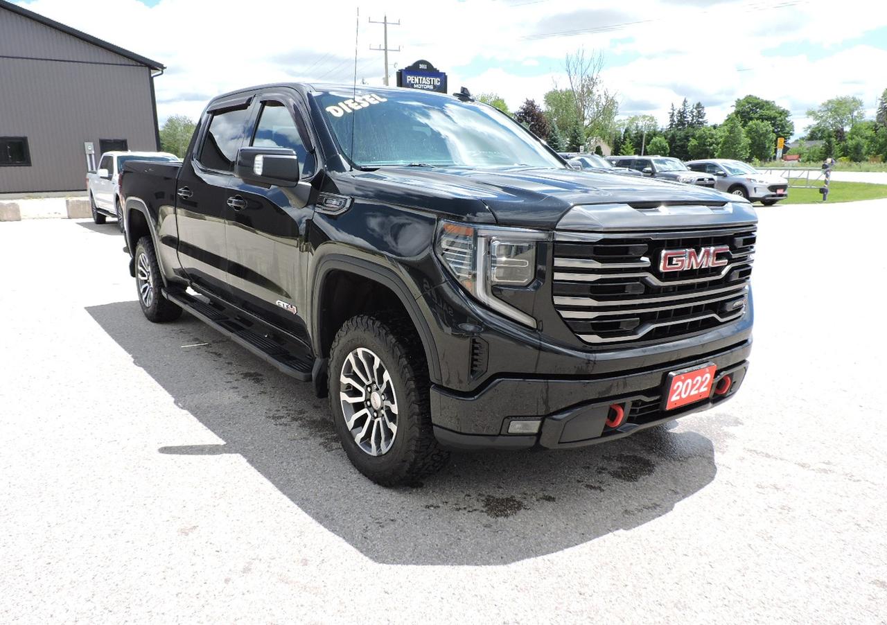 2022 GMC Sierra 1500 AT4 3.0L Diesel 4X4 Leather 1 Owner Only 64000KM Photo