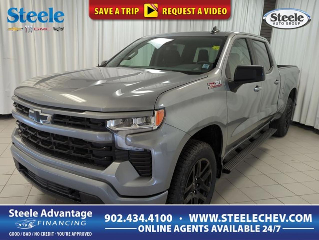 Built for drivers who want full-size capability with a bold road presence, the 2026 Chevrolet Silverado 1500 RST delivers strong V8 power, confident 4x4 traction, and smart everyday usability. Finished in Grey with a Black interior, this four-door pickup offers a clean, athletic look and the versatility Dartmouth truck shoppers expect from Steele Chevrolet Buick GMC.The 2026 Chevrolet Silverado 1500 RST pairs its 5.3-litre gas V8 engine with an automatic transmission for smooth power delivery and confident response. Whether you are heading through city traffic, taking on rougher roads, or loading up for the weekend, this truck is set up to handle real work and daily driving with equal ease.FEATURES OF THE Silverado 1500 RSTBold RST styling with body-colour accents5.3-litre V8 power for strong responseFour-door cab for everyday practicalityAutomatic transmission with paddle shiftersTRUCK FEATURESFour-wheel drive supports traction on loose surfacesOff-road suspension adds control on uneven terrainSpare tire helps with roadside confidencePickup design supports work and weekend useADVANCED SAFETY FEATURESFour-wheel drive adds grip in poor conditionsSolid truck stance supports confident handlingOff-road suspension helps manage rough surfacesSpare tire adds practical roadside readinessPERFORMANCE AND EFFICIENCY5.3-litre gas V8 delivers strong powerAutomatic transmission supports smooth daily drivingPaddle shifters add hands-on gear controlFour-wheel drive boosts traction off pavementCOMFORT AND CONVENIENCEFour-door layout improves passenger accessBlack interior offers a clean cabin lookSpacious cabin suits work and family useEasy entry supports everyday practicalityTECHNOLOGY AND CONNECTIVITYPaddle shifters create a sportier driving feelClear cabin layout supports easy operationAutomatic transmission simplifies stop-and-go trafficDriver-focused design keeps controls close byCARGO SPACEPickup bed supports gear and job suppliesSpacious box suits weekend hauling needsFour-door cabin leaves room for passengersSpare tire adds utility for longer tripsWHAT OTHER OWNERS LIKEStrong V8 power for confident accelerationFour-wheel drive for year-round capabilityPractical cabin with useful passenger spaceOff-road suspension for added versatilityThe 2026 Chevrolet Silverado 1500 RST stands out with a balanced mix of power, utility, and everyday comfort. The Grey exterior gives this truck a modern and confident appearance, while the Black interior keeps the cabin looking neat and functional. Its RST identity adds extra visual appeal without taking away from the trucks practical purpose.For drivers in Dartmouth who need a pickup that feels ready for work, travel, and changing road conditions, the 2026 Chevrolet Silverado 1500 RST is a smart choice. The 4 roues motrices system, translated as four-wheel drive, helps this truck stay composed when roads turn rough or weather changes quickly. Combined with the off-road suspension, it is well suited for drivers who value control beyond the pavement.The 5.3-litre V8 is a major highlight. It brings the kind of traditional truck strength many buyers still want, with smooth automatic shifting and the added involvement of paddle shifters. That combination gives the 2026 Chevrolet Silverado 1500 RST a capable and responsive character, whether you are merging onto the highway, towing confidence into your day, or simply enjoying the sound and feel of V8 performance.Inside, the layout focuses on usable space and simple functionality. Four full doors make access easier for passengers and gear, and the cabin is arranged to support daily routines without fuss. This is a truck that feels ready to go to work, head out of town, or take on the next task with confidence.Steele Chevrolet Buick GMC in Dartmouth is proud to offer this 2026 Chevrolet Silverado 1500 RST to drivers looking for real truck capability, proven V8 performance, and versatile four-wheel-drive confidence in one well-rounded package.This 2026 Chevrolet Silverado 1500 RSTs VIN is: 3GCUKEED7TG252073.