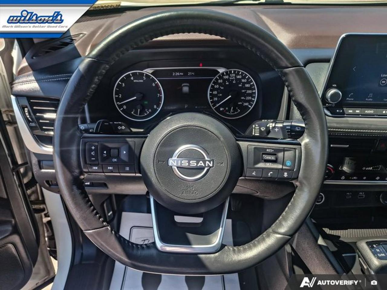 2022 Nissan Rogue SV Premium AWD | Leather | Sunroof | 360 Camera | Heated Steering + Seats | CarPlay + Android & More Photo