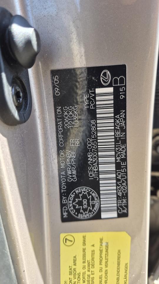 2006 Lexus ES 330 WELL MAINTAINED, DRIVES GREAT, AS IS SPECIAL Photo