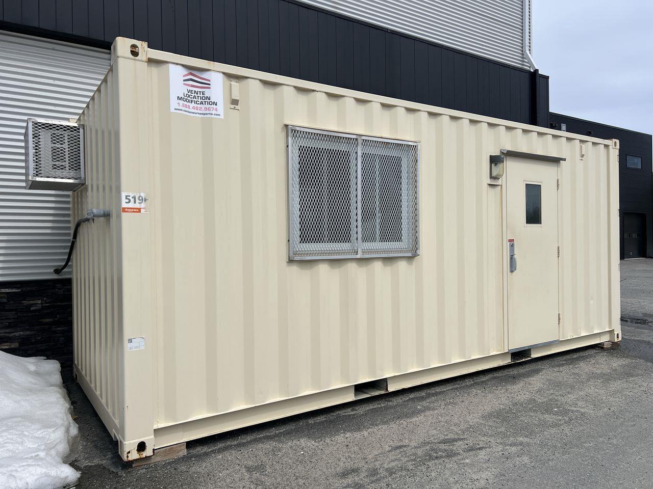 Used 2021 - DELUXE MOBILE OFFICE 20FTX8FT CONTAINER Heat, Air Conditioner!!! for sale in Sudbury, ON