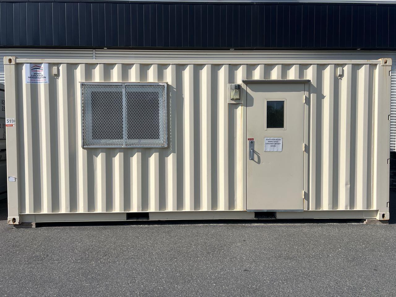 2021 - DELUXE MOBILE OFFICE 20FTX8FT CONTAINER Heat, Air Conditioner!!! Photo1