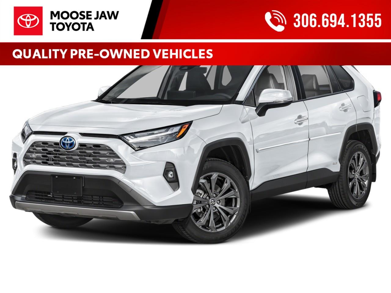 Used 2023 Toyota RAV4 Hybrid Like-new 2023 Toyota RAV4 Hybrid Limited – top of the line! for sale in Moose Jaw, SK