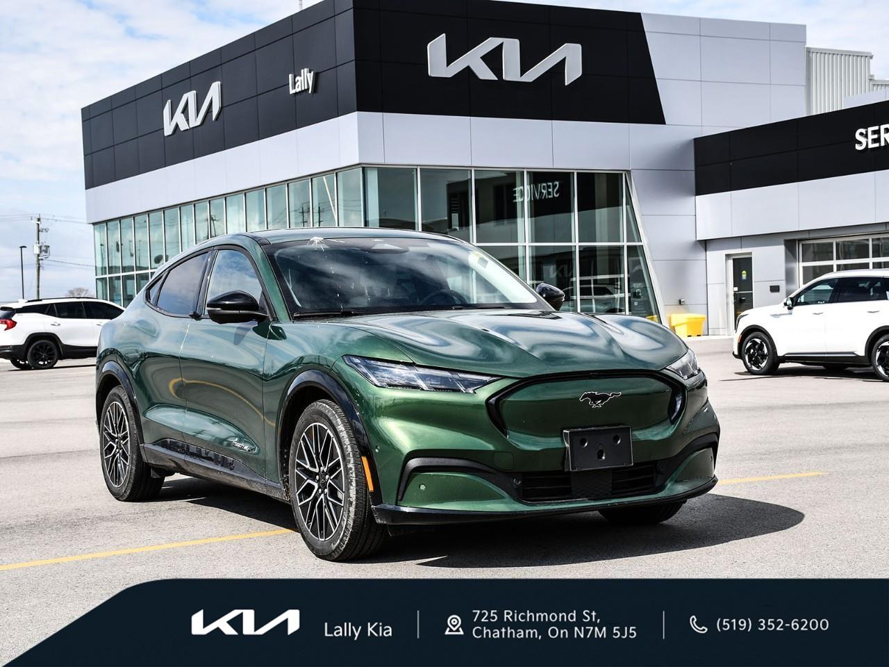 <p></p><p>2024 Ford Mustang Mach-E Premium | AWD.</p><ul><li><p><strong>Condition:</strong> Accident Free / No Accidents</p></li><li><p><strong>Performance:</strong> All-Wheel Drive (AWD), Electric Motor, Single-Speed Automatic Transmission</p></li><li><p><strong>Seating & Comfort:</strong> Leather Seating, Heated Front Seats, Heated Steering Wheel, Dual-Zone Climate Control, Power Front Seats</p></li><li><p><strong>Technology:</strong> Large Touchscreen Display, Apple CarPlay & Android Auto, Bluetooth Connectivity, Navigation System, Premium Audio</p></li><li><p><strong>Safety:</strong> Blind Spot Monitoring, Lane Keep Assist, Adaptive Cruise Control, 360° Camera, Backup Camera</p></li><li><p><strong>Notes:</strong> Out-of-province vehicle (Quebec)</p></li><li><p>Financing Available</p></li><li><p>Trade-Ins Welcome</p></li><li><p>Extended Warranty Options</p></li></ul><p>Every used vehicle undergoes a 135-point inspection.</p><p>Pre-owned vehicles are supplied with one key. Any additional keys received from the previous owner will be included at delivery at no charge. Extra keys may be purchased if desired.</p> <p>We use no hassle no haggle live market pricing! Save money and time.</p><p>All prices shown include all fees. Reconditioning and Full Detailing. Taxes and Licensing extra.</p><p>All Pre-Owned vehicles come standard with one key. If we received additional keys from the previous owner they will be with the vehicle upon delivery at no cost. Additional keys may be purchased at customers requested and expense.</p><p>Book your appointment today!</p>