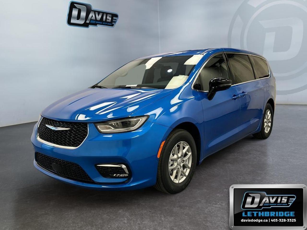 <b>Apple CarPlay, Android Auto, 360 Camera, Synthetic Leather Seats, Heated Seats!</b><br /> <br /> This stylish Chrysler Pacifica is hands-down the ultimate family vehicle, with upscale features and tons of flexibility.<br /> <br />Designed for the family on the go, this 2026 Chrysler Pacifica is loaded with clever and luxurious features that will make it feel like a second home on the road. Far more than your mom's old minivan, this stunning Pacifica will feel modern, sleek, and cool enough to still impress your neighbors. If you need a minivan for your growing family, but still want something that feels like a luxury sedan, then this Pacifica is designed just for you.<br /> <br />This Hydro Blue Pearl van has an Automatic transmission and is powered by a 287HP 3.6L V6 Cylinder Engine. <br /> <br /> Our Pacifica's trim level is Select. Standard features include Caprice synthetic leather upholstery, Apple CarPlay and Android Auto connectivity, USB mobile projection and an 360 camera system, along with great standard features like power sliding doors, heated and power-adjustable front seats with lumbar support and cushion tilt, 2nd row captain's chairs with 60-40 split bench 3rd row seats, a heated TechnoLeather leatherette steering wheel, adaptive cruise control, proximity keyless entry with remote engine start, and a power tailgate for rear cargo access. Additional features also include a 10.1-inch infotainment screen powered by Uconnect 5, dual-zone front climate control, blind spot detection, Park Assist rear parking sensors, lane keeping assist with lane departure warning, and forward collision warning with active braking. This vehicle has been upgraded with the following features: Apple CarPlay, Android Auto, 360 Camera, Synthetic Leather Seats, Heated Seats, Heated Steering Wheel, Power Liftgate.<br /><br /> <br />To apply right now for financing use this link: <a href=https://lethbridge.davisdodge.ca/free-credit-check/ target=_blank rel=nofollow noopener noreferrer>https://lethbridge.davisdodge.ca/free-credit-check/</a><br /> <br /><br />As a premier Chrysler, Dodge, Jeep and RAM dealership, Davis Dodge proudly offers an extensive selection of new and used vehicles to meet every drivers needs. Customers across Lethbridge, Fort Macleod, Taber, Claresholm, Coaldale, and beyond trust us for daily vehicle specials, certified service and parts, and a seamless online inventory experience. <br /><br /> With competitive financing options and expert support, we make car buying easy and enjoyable. <br /><br /> Ready to hit the road? Schedule your test drive today at Davis Dodge, your trusted Chrysler, Dodge, Jeep and RAM dealer in Lethbridge, Alberta.<br /><br /> Vehicle pricing offer shown expires 2026-07-31. <br /> Come by and check out our fleet of 50+ used cars and trucks and 110+ new cars and trucks for sale in Lethbridge. o~o