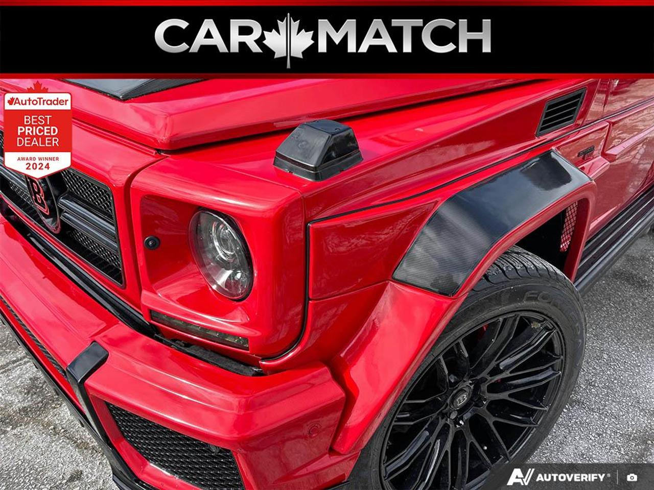 2017 Mercedes-Benz G-Class AMG G 63 / BRABUS 700 KIT / RED LEATHER / LOADED Photo