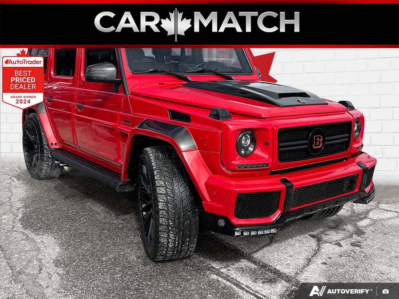 2017 Mercedes-Benz G-Class AMG G 63 / BRABUS 700 KIT / RED LEATHER / LOADED Photo4