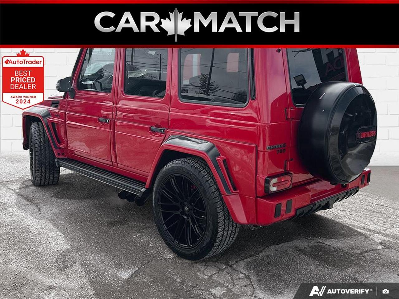 2017 Mercedes-Benz G-Class AMG G 63 / BRABUS 700 KIT / RED LEATHER / LOADED Photo2