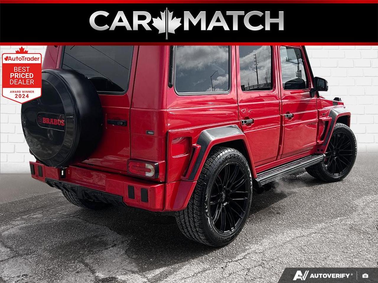 2017 Mercedes-Benz G-Class AMG G 63 / BRABUS 700 KIT / RED LEATHER / LOADED Photo3