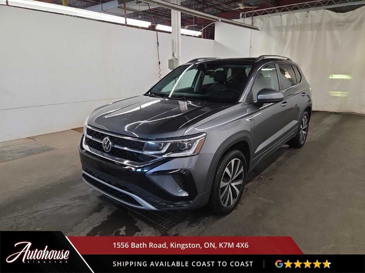 <p><span style=color:rgba( 0 , 0 , 0 , 0.9 )>featuring a 1.5-liter turbocharged inline-4 delivering 158 horsepower and 184 lb-ft of torque through an 8-speed automatic transmission with standard 4MOTION all-wheel drive, achieving an estimated 10.6 L/100km city and 7.4 L/100km highway fuel efficiency. The Highline trim distinguishes itself with LED headlights with adaptive front-lighting system, LED daytime running lights, panoramic sunroof, hands-free easy-open tailgate, and 18-inch alloy wheels. Inside the luxurious cabin, leather seating surfaces include heated and ventilated 8-way power front seats with driver memory, heated leather-wrapped steering wheel, dual-zone Climatronic automatic climate control, and Volkswagen Digital Cockpit with a 10.25-inch configurable instrument display paired with an 8-inch touchscreen infotainment system featuring navigation, wireless Apple CarPlay, wireless Android Auto, Bluetooth streaming, and a Fender 8-speaker premium audio system. Advanced safety features include Adaptive Cruise Control, Lane Assist, Travel Assist, Front Assist with autonomous emergency braking and pedestrian monitoring, Area View 360-degree camera, and Park Assist with park distance control. Additional features include keyless access with push-button start, and so much more! This is a 1 owner vehicle with a clean CARFAX</span></p>