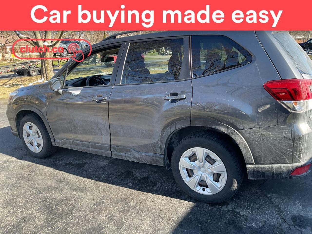 NO ACCIDENTS / CLEAN CARFAX / 1 OWNER / Brake Assist, Front Heated Seats, Climate Control and more!<br> <br>Clutch is the largest online used car retailer in Canada, delivering a seamless, hassle-free car-buying experience to drivers everywhere. Shop thousands of used cars online, get the right one delivered to your door, and enjoy peace of mind with our 10-Day Money-Back Guarantee. How sweet is that? To learn more, visit clutch.ca.<br> <br>The top features for this car include:<br> <br>Auto Stop/Start<br>Brake Assist<br>Front Heated Seats<br>Climate Control<br>Bluetooth Music<br>Touchscreen Display<br>Cruise Control<br>Adaptive Cruise Control<br>12V Outlet<br>Hands Free Device Connectivity<br>Apple CarPlay<br>Android Auto<br>USB Input<br>Keyless Entry<br>Lane Departure Warning<br>Active Lane Keep Assistance<br>Forward Collision Mitigation<br>Pedestrian Detection<br>Driver Attention Alert<br>Hill Assistance<br>Rear View Camera<br> <br>Seamless home delivery - Delivery to your door in a matter of days. Available on select packages.<br> <br>Try it out for 10 days - If you do not like it, we will take it back. <br> <br>Quality assured - All cars go through our rigorous 210-point inspection and reconditioning process.<br> <br>Peace of mind - Warranty and protection plans available.<br> <br>Haggle-free - No haggling or hard sells.<br> <br>100% Transparency - Full inspection reports on every car, including high-res photography and a free Carfax report.<br> <br>Listed price is for cash purchase only and does not include taxes, Shipping Fees (if applicable), Delivery Fees (if applicable), government licensing fees.<br> <br>Previous Provincial Registrations:<br>Ontario<br> <br>Stock # 96682