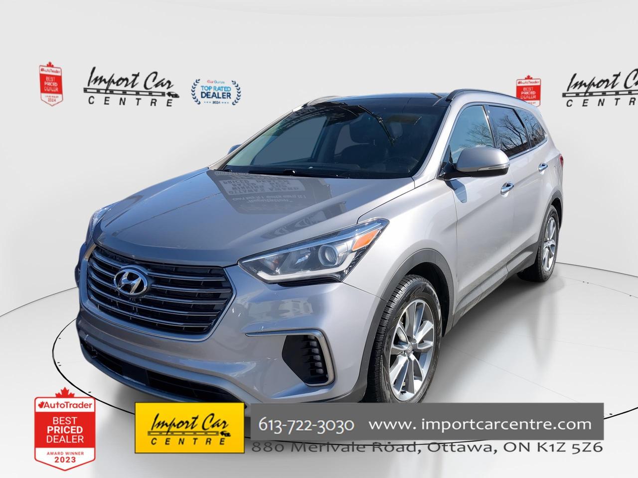 2019 Hyundai Santa Fe XL Luxury 7 PASSENGER, LEATHER, PANO. ROOF, HTD. FRON Photo0