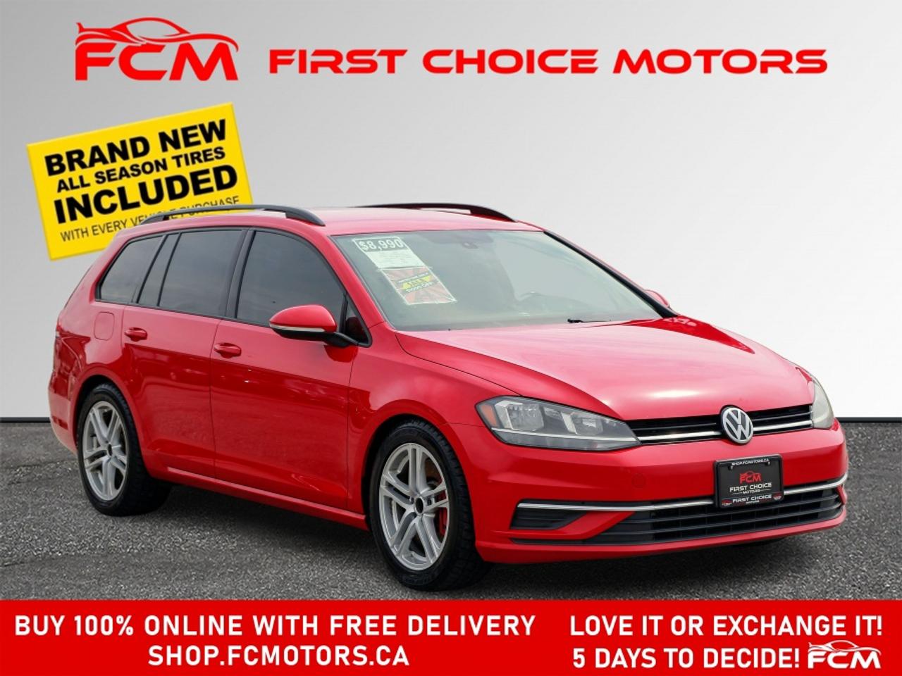 2019 Volkswagen Golf Sportwagen 4MOTION ~AUTOMATIC, FULLY CERTIFIED WITH WARRANTY! Photo
