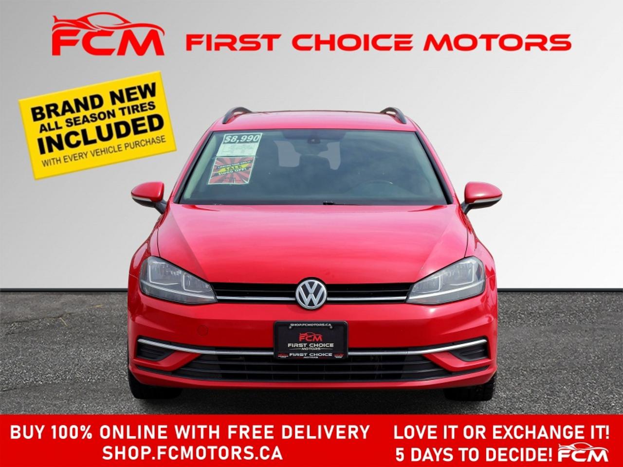 2019 Volkswagen Golf Sportwagen 4MOTION ~AUTOMATIC, FULLY CERTIFIED WITH WARRANTY! Photo