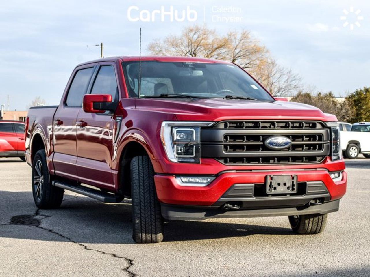 2021 Ford F-150 LARIAT 4WD SuperCrew 5.5' Box Pano Sunroof 12"Display Leather Navigation Photo