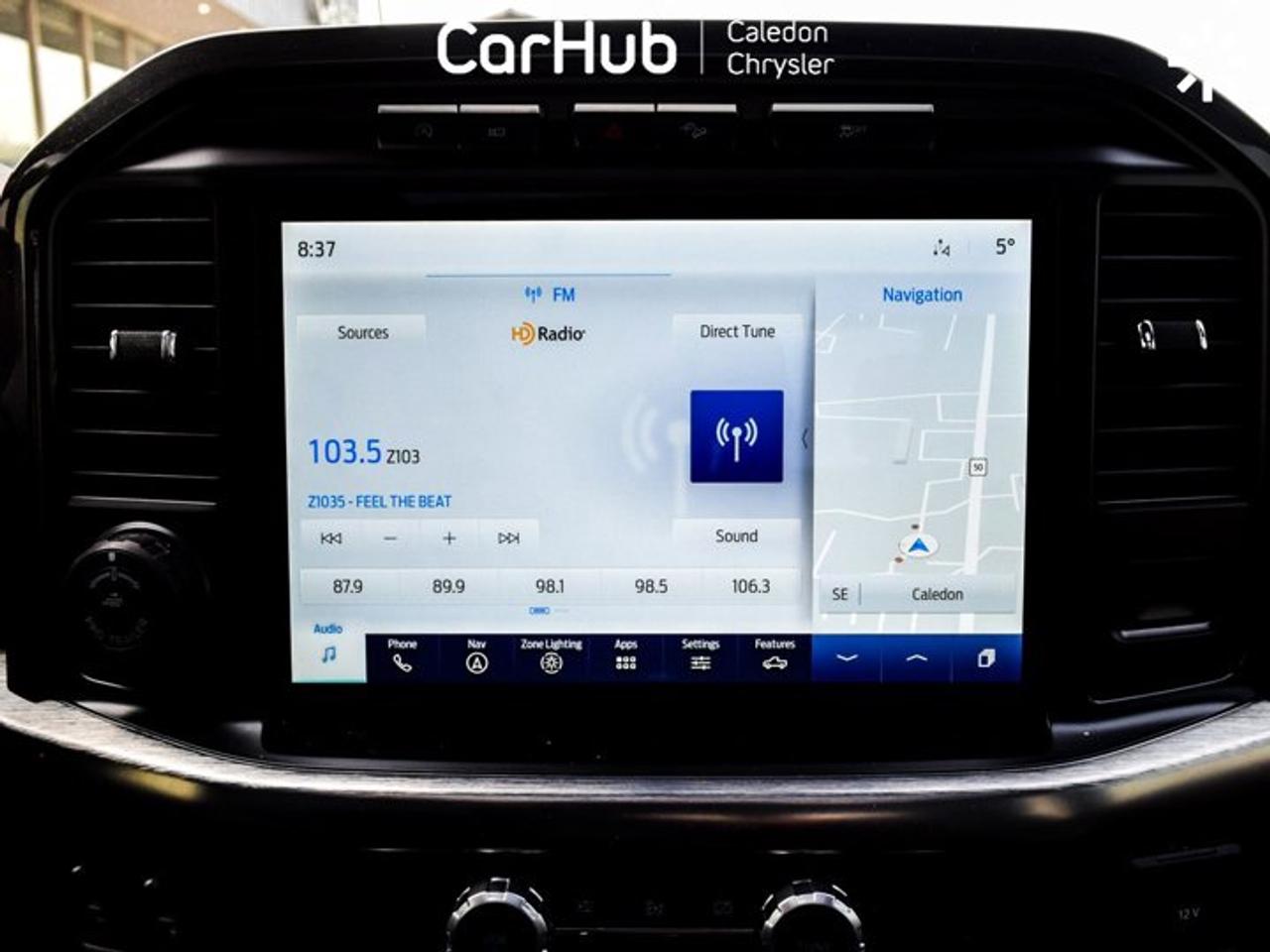 2021 Ford F-150 LARIAT 4WD SuperCrew 5.5' Box Pano Sunroof 12"Display Leather Navigation Photo