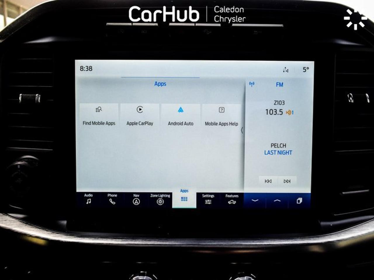 2021 Ford F-150 LARIAT 4WD SuperCrew 5.5' Box Pano Sunroof 12"Display Leather Navigation Photo