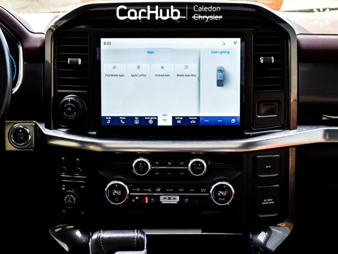 2021 Ford F-150 LARIAT 4WD SuperCrew 5.5' Box Pano Sunroof 12"Display Leather Navigation Photo