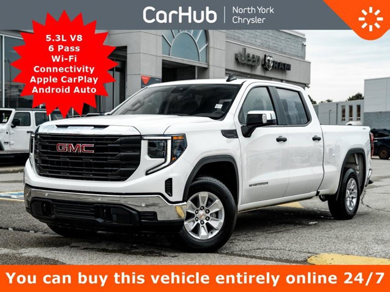 2024 GMC Sierra 1500 Pro 4x4 CrewCab 157" V8 6 Pass Wi-Fi Apple CarPlay Android Auto Photo