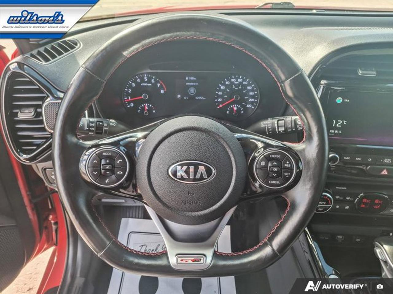 2020 Kia Soul GT-Line | Sunroof | Heated Wheel + Seats | Split Leather | Rear Camera | NAV | and More ! Photo