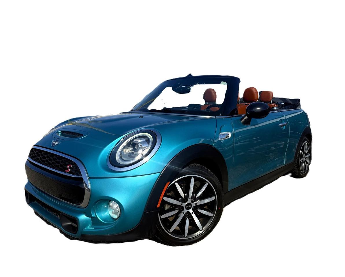 <p><span style=font-size:10.5pt;>2019 MINI Cooper Convertible S Rare 6-Spd Manual </span><span style=color:black;><span style=font-size:10.5pt;>- Come check out this fully certified</span></span><span style=font-size:10.5pt;>& Serviced </span><span style=color:black;><span style=font-size:10.5pt;>MINI Convertible S</span></span><span style=font-size:10.5pt;>that comes powered by a punchy 2.0L-Bi-Turbo mated to the rare & hard to find 6-Speed Transmission w/Green Eco engine Auto Start-Stop Driving Modes for increased fuel economy,</span><span style=color:black;><span style=font-size:10.5pt;></span></span><span style=font-size:10.5pt;>N</span><span style=color:black;><span style=font-size:10.5pt;>icely equipped with THOUSANDS IN UPGRADES WITH MOST EVERY OPTION</span></span><span style=font-size:10.5pt;> including </span><span style=color:black;><span style=font-size:10.5pt;>Parking Assist Package</span></span><span style=font-size:10.5pt;>with </span><span style=color:black;><span style=font-size:10.5pt;>Reversing Camera</span></span><span style=font-size:10.5pt;> w</span><span style=color:black;><span style=font-size:10.5pt;>/Rear Park Distance Control</span></span><span style=font-size:10.5pt;>( PDC)</span><span style=color:black;><span style=font-size:10.5pt;>, Technology Package with Connected Navigation Plus w/Voice Control & Mini Connected XL</span></span><span style=font-size:10.5pt;> App Integration with Remote Drive Services</span><span style=color:black;><span style=font-size:10.5pt;>,</span></span><span style=font-size:10.5pt;>MINI Driving Assistant Package with Head Up Display Frontal & Pedestrian Collision Warning, </span><span style=color:black;><span style=font-size:10.5pt;>Bluetooth Hands Free Phone w/Smartphone Integration</span></span><span style=font-size:10.5pt;> & Wireless Charging, Adaptative </span><span style=color:black;><span style=font-size:10.5pt;>Cruise Control with</span></span><span style=font-size:10.5pt;>Gap Control w/</span><span style=color:black;><span style=font-size:10.5pt;>Brake Assist, Crank up those tunes with the amazing optional Harman Kardon Sound System w/Wireless Music Streaming, Never take the keys out of your pocket with the very convenient Keyless Comfort Access with Push Button Start, Led Interior Mini Excitement Package, MINI LED LOGO Exterior Lighting, MINI offers a Sunroof option with their convertible like no other brands which allows you to open just the sunroof on those cloudy days or fully retract the</span></span><span style=font-size:10.5pt;>MINI YOURS UNION JACK </span><span style=color:black;><span style=font-size:10.5pt;>soft top with only 15 seconds open to close Power Top, Light Package with LED Headlights &</span></span> <span style=font-size:10.5pt;>Fog lamps,</span><span style=color:black;><span style=font-size:10.5pt;></span></span><span style=font-size:10.5pt;>UNION JACK </span><span style=color:black;><span style=font-size:10.5pt;>LED</span></span><span style=font-size:10.5pt;> Tail lamps</span><span style=color:black;><span style=font-size:10.5pt;>, Essentials Package, Rain Sensing Wipers, A/C w/Automatic Dual Zone Climate Control, Multi-Function Leather Wrapped Sport Steering Wheel w/Tilt & Telescopic, 17 Propeller Spoke Two-tone Alloy wheels</span></span><span style=font-size:10.5pt;> with Brand New All-Weather Tires</span><span style=color:black;><span style=font-size:10.5pt;>, Finished in the stunning & hard to find Caribbean Aqua Metallic w/Upgraded</span></span><span style=font-size:10.5pt;>Chester/Malt Brown </span><span style=color:black;><span style=font-size:10.5pt;>Leather Heated Sport Seats, you will love the added safety and worry free driving with the FWD including Performance Control & Dynamic Damping Control will bring you, Experience Minis legendary performance & fuel economy BUY WITH CONFIDENCE as every vehicle has guaranteed title with available extended warranty and includes a copy of the extensive Mechanical Fitness Assessment (MFA) & CarFax history report</span></span><a target=_blank rel=noopener noreferrer href=https://na01.safelinks.protection.outlook.com/?url=https%3A%2F%2Fvhr.carfax.ca%2F%3Fid%3DFiZix%252FvLevbb8liHIcZepJU37kNgRzpu&data=05%7C02%7C%7C1c7b47cd569d45b7282a08de94a6c48f%7C84df9e7fe9f640afb435aaaaaaaaaaaa%7C1%7C0%7C639111641166204018%7CUnknown%7CTWFpbGZsb3d8eyJFbXB0eU1hcGkiOnRydWUsIlYiOiIwLjAuMDAwMCIsIlAiOiJXaW4zMiIsIkFOIjoiTWFpbCIsIldUIjoyfQ%3D%3D%7C0%7C%7C%7C&sdata=q0zg0eb7GFWwoe2H2iavFl3lFj81rxwhy2B6Co%2Ftmxg%3D&reserved=0>https://vhr.carfax.ca/?id=FiZix%2FvLevbb8liHIcZepJU37kNgRzpu</a><span style=font-size:10.5pt;>100,718</span><span style=color:black;><span style=font-size:10.5pt;> Kms, priced at $2</span></span><span style=font-size:10.5pt;>5</span><span style=color:black;><span style=font-size:10.5pt;>,995.00, Competitive financing rates available with $0 down,</span><span style=font-family:Cambria,serif;font-size:12.0pt;>for additional inventory listings & verifiable customer reviews visit or like us on our Facebook business page at </span></span><a target=_blank rel=noopener noreferrer href=https://na01.safelinks.protection.outlook.com/?url=https%3A%2F%2Fwww.facebook.com%2FBCWLUXURY%2F&data=05%7C02%7C%7C1c7b47cd569d45b7282a08de94a6c48f%7C84df9e7fe9f640afb435aaaaaaaaaaaa%7C1%7C0%7C639111641166230732%7CUnknown%7CTWFpbGZsb3d8eyJFbXB0eU1hcGkiOnRydWUsIlYiOiIwLjAuMDAwMCIsIlAiOiJXaW4zMiIsIkFOIjoiTWFpbCIsIldUIjoyfQ%3D%3D%7C0%7C%7C%7C&sdata=UvpAbWCBoX1vXYTrZSjYGSFzvEZVsCNi%2B66zI3VbKMU%3D&reserved=0><span style=color:black;><span style=font-family:Cambria,serif;font-size:12.0pt;>https://www.facebook.com/BCWLUXURY/</span></span></a><span style=color:black;><span style=font-family:Cambria,serif;font-size:12.0pt;>and </span></span><a target=_blank rel=noopener noreferrer href=https://na01.safelinks.protection.outlook.com/?url=https%3A%2F%2Fbcwautomotivegroup.ca%2F%3Ffbclid%3DIwAR0BpruHlLGj0bASp1TtpvTWld8NYwhx8iXN7GeX8oBJAjoj1eu9MiL3Hro&data=05%7C02%7C%7C1c7b47cd569d45b7282a08de94a6c48f%7C84df9e7fe9f640afb435aaaaaaaaaaaa%7C1%7C0%7C639111641166251319%7CUnknown%7CTWFpbGZsb3d8eyJFbXB0eU1hcGkiOnRydWUsIlYiOiIwLjAuMDAwMCIsIlAiOiJXaW4zMiIsIkFOIjoiTWFpbCIsIldUIjoyfQ%3D%3D%7C0%7C%7C%7C&sdata=QEaNdbPMO8QKF2TYVA6IiKAfPDkPXw89QlSBSH8NBg8%3D&reserved=0><span style=color:#050505;><span style=background:white;border:none windowtext 1.0pt;font-family:inherit;font-size:11.5pt;padding:0cm;>https://bcwautomotivegroup.ca/</span></span></a><span style=color:black;><span style=font-family:Cambria,serif;font-size:12.0pt;>BCW Automotive Group is your Mini Cooper Specialist! Now is the time to join the charismatic club of Mini Owners. Ph 403-606-9008 to make an appointment most anytime for your personalized viewing (including holidays/evenings & weekends) to serve you best by appointment only!We Know You Will Enjoy Your Test Drive Towards Ownership! AMVIC Licensed Dealer Stock #CACVS19.<o:p></o:p></span></span></p>