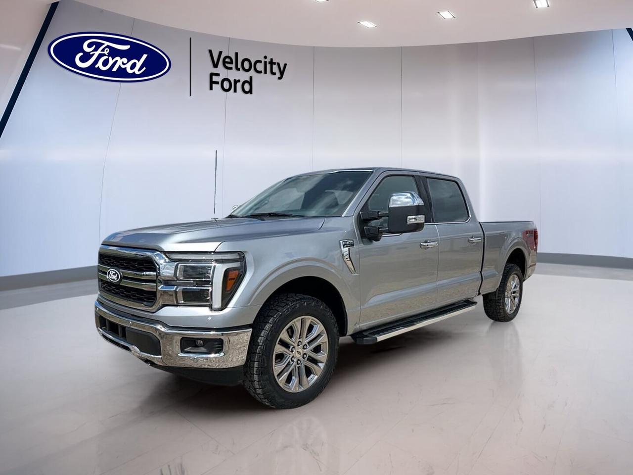 // ACCIDENT FREE!! //

This 2025 Ford F-150 LARIAT 4WD SuperCrew 6.5 Box is ready to work hard and travel in comfort. Sold by Velocity Ford in Moose Jaw, this used truck shows 36,856 km and comes with a Silver exterior, Black interior, automatic transmission, and a 3.5-litre unleaded engine. CARFAX Canada reports no accident, giving you extra peace of mind.

Built for drivers who need strong capability and everyday ease, the 2025 Ford F-150 LARIAT 4WD SuperCrew 6.5 Box blends proven truck strength with upscale features. Four full doors make access simple for passengers, while the long 6.5-foot box adds practical cargo flexibility for tools, gear, or weekend projects.

FEATURES OF THE F-150 LARIAT 4WD SuperCrew 6.5 Box COMING SOOn
»» Silver exterior with bold road presence
»» Black interior with upscale cabin feel
»» Automatic transmission for smooth daily driving
»» SuperCrew cab with four full doors

TRUCK FEATURES
»» Tows up to 4,626 kg confidently
»» 6.5-foot box adds useful cargo room
»» Four-wheel drive for added traction
»» Rear tow hook supports truck utility

ADVANCED SAFETY FEATURES
»» Backup camera helps with reverse visibility
»» Blind spot monitor adds lane awareness
»» Lane departure warning supports safer travel
»» Side and head airbags enhance protection

PERFORMANCE AND EFFICIENCY
»» 3.5-litre unleaded engine delivers strong power
»» Automatic transmission shifts smoothly and quickly
»» Four-wheel drive helps in tough conditions
»» Off-road tires add extra grip

COMFORT AND CONVENIENCE
»» Heated front seats for cold mornings
»» Dual-zone climate control improves comfort
»» Remote starter adds everyday convenience
»» Adjustable pedals help personalize driving position

TECHNONOLGY AND CONNECTIVITY
»» Navigation system helps guide every trip
»» Bluetooth integration supports hands-free calling
»» WiFi hotspot keeps devices connected
»» Steering wheel audio controls simplify access

CARGO SPACE
»» Large bed handles worksite gear easily
»» SuperCrew cabin offers added storage flexibility
»» Rear access helps load items faster
»» Steps assist entry and cargo reach

WHAT OTHER OWNERS LIKE
»» Strong towing power for daily tasks
»» Comfortable ride for long highway travel
»» User-friendly technology feels easy to use
»» Spacious cabin suits family and work

This 2025 Ford F-150 LARIAT 4WD SuperCrew 6.5 Boxs VIN is: 1FTFW5L83SFA86301.