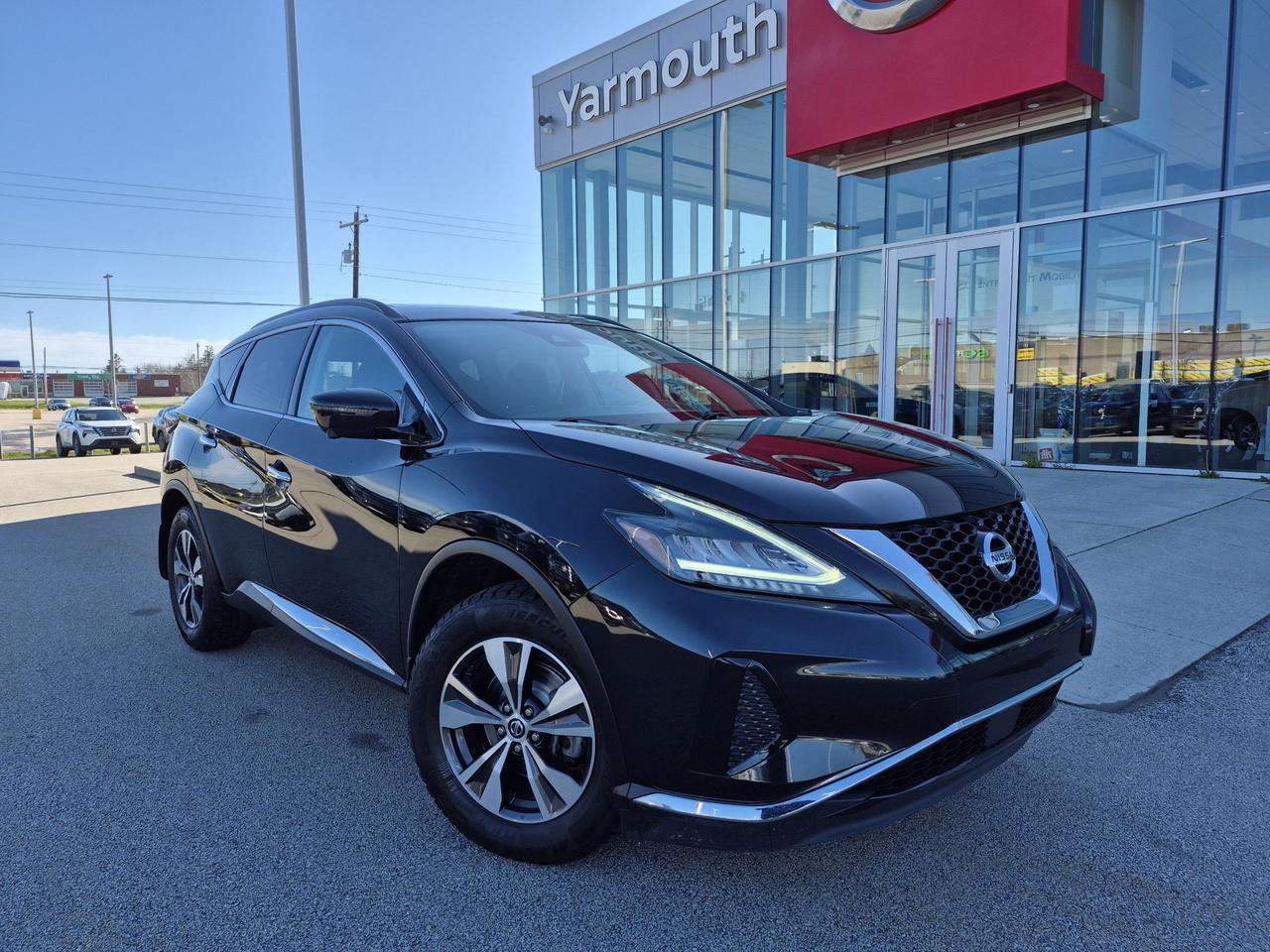 <p data-start=0 data-end=431>Turn heads and drive with confidence in this stylish 2021 <span class=hover:entity-accent entity-underline inline cursor-pointer align-baseline><span class=whitespace-normal>Nissan Murano SV AWD</span></span>. Powered by a smooth 3.5L V6 engine paired with Nissan&rsquo;s Intelligent AWD system, the Murano delivers a refined ride with plenty of power for highway cruising, daily commuting, and Maritime weather alike. With 260 horsepower and impressive comfort, this SUV blends performance and luxury perfectly.</p><p data-start=433 data-end=835>Inside, you&rsquo;ll find a spacious and upscale cabin loaded with features including heated front seats, heated steering wheel, dual-zone climate control, remote start, Apple CarPlay, Android Auto, and an 8-inch touchscreen infotainment system. The panoramic-style design, premium materials, and quiet interior make every drive enjoyable for both driver and passengers.</p><p data-start=837 data-end=1121>Safety comes standard thanks to Nissan Safety Shield 360, offering features like Blind Spot Warning, Rear Cross Traffic Alert, Intelligent Emergency Braking, Lane Departure Warning, and Rear Parking Sensors to help keep you protected on the road.</p><p data-start=1123 data-end=1289>If you&rsquo;re looking for a comfortable, well-equipped SUV with all-wheel-drive capability and standout styling, this 2021 Murano SV AWD is ready for your next adventure.</p>
