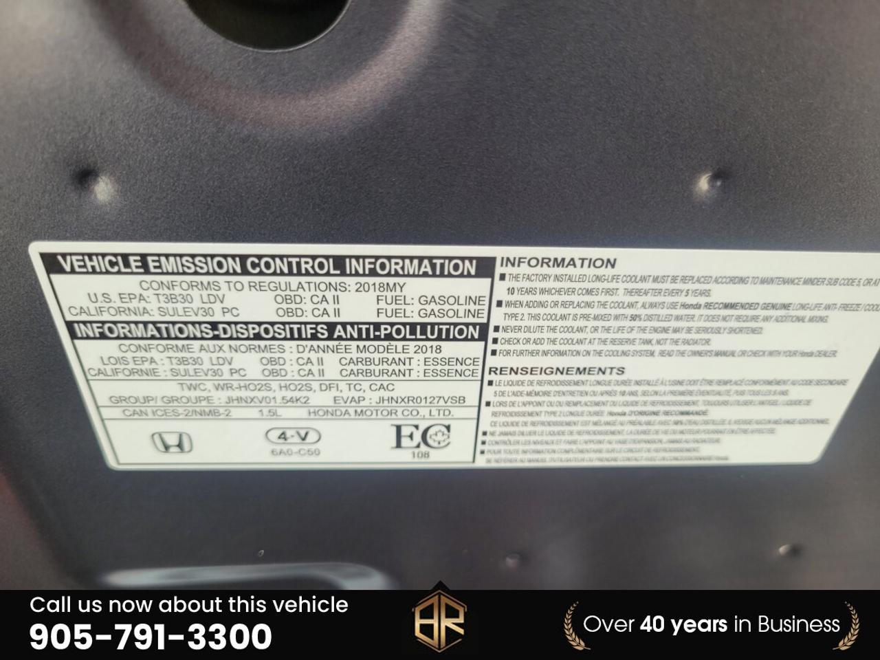 2018 Honda Accord Touring Photo