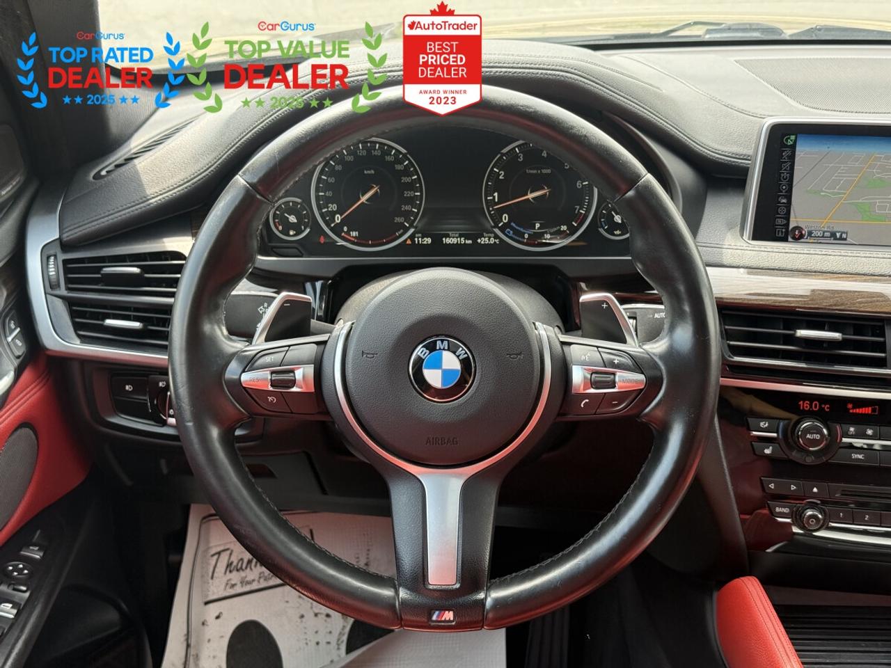 2015 BMW X6 //M PKG | EXT LEATHER PKG | RED INT | HUD | LOADED Photo