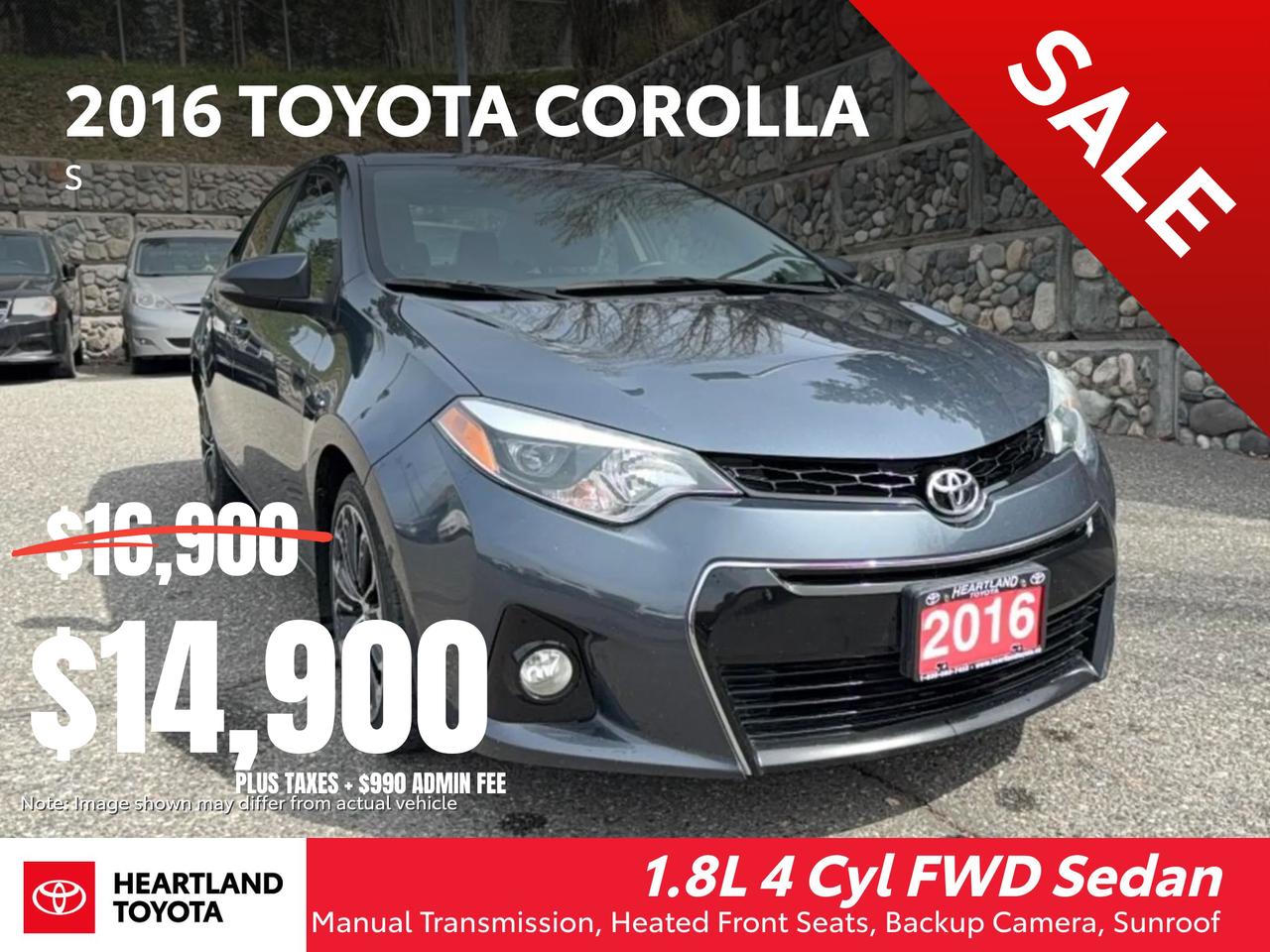 2016 Toyota Corolla S Photo