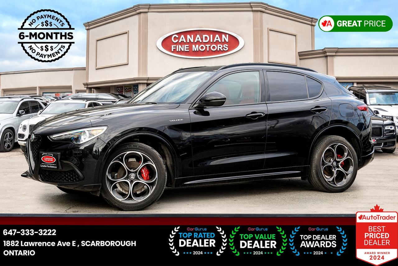 2022 Alfa Romeo Stelvio Veloce AWD | ONE OWNER | NO ACCIDENT | NAVI | CAM Photo