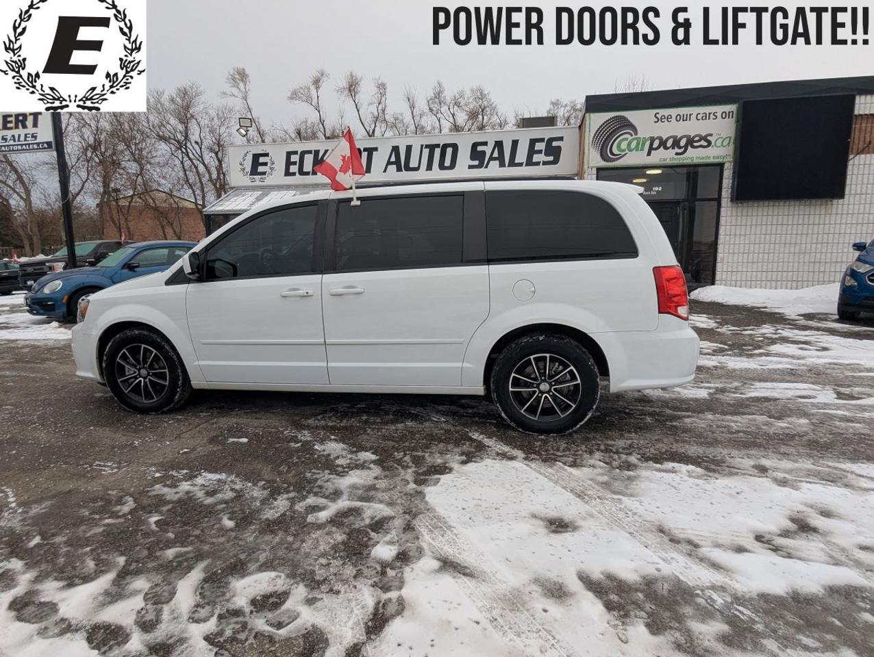 <p>Looking for a reliable and spacious family vehicle that offers both comfort and convenience? Eckert Auto Sales is proud to present this used 2017 Dodge Grand Caravan GT! This sleek white minivan is ready to take on your daily commutes, weekend adventures, and everything in between. Featuring a powerful 3.6L V6 engine and a smooth automatic transmission, this Grand Caravan offers a comfortable and confident driving experience. With 152,700km on the odometer, this minivan has plenty of life left to give!</p><p>Inside, youll find a well-maintained black interior, designed to provide a comfortable ride for both the driver and passengers. The Grand Caravans practical minivan design ensures ample space for passengers and cargo, making it perfect for families and anyone who needs versatility. Plus, this model is equipped with a host of features to enhance your driving experience!</p><p>The price includes our Advantage Package!! Give us a call today for more information (705)797-1100</p><p>HST and licensing extra.</p>