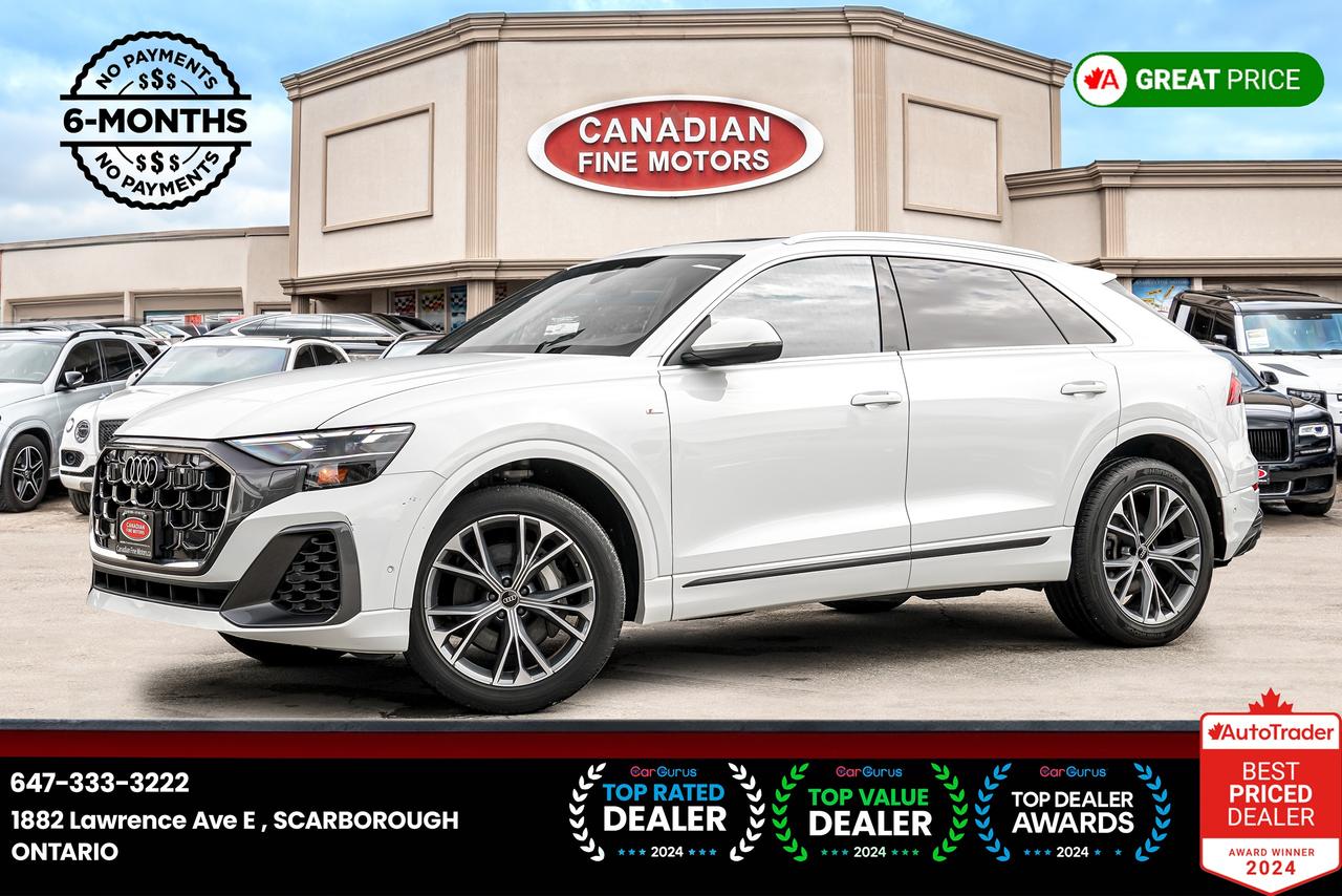 2025 Audi Q8 Progressiv 55 TFSI S-LINE QAUTTRO |CLEAN CARFAX| - Photo #1