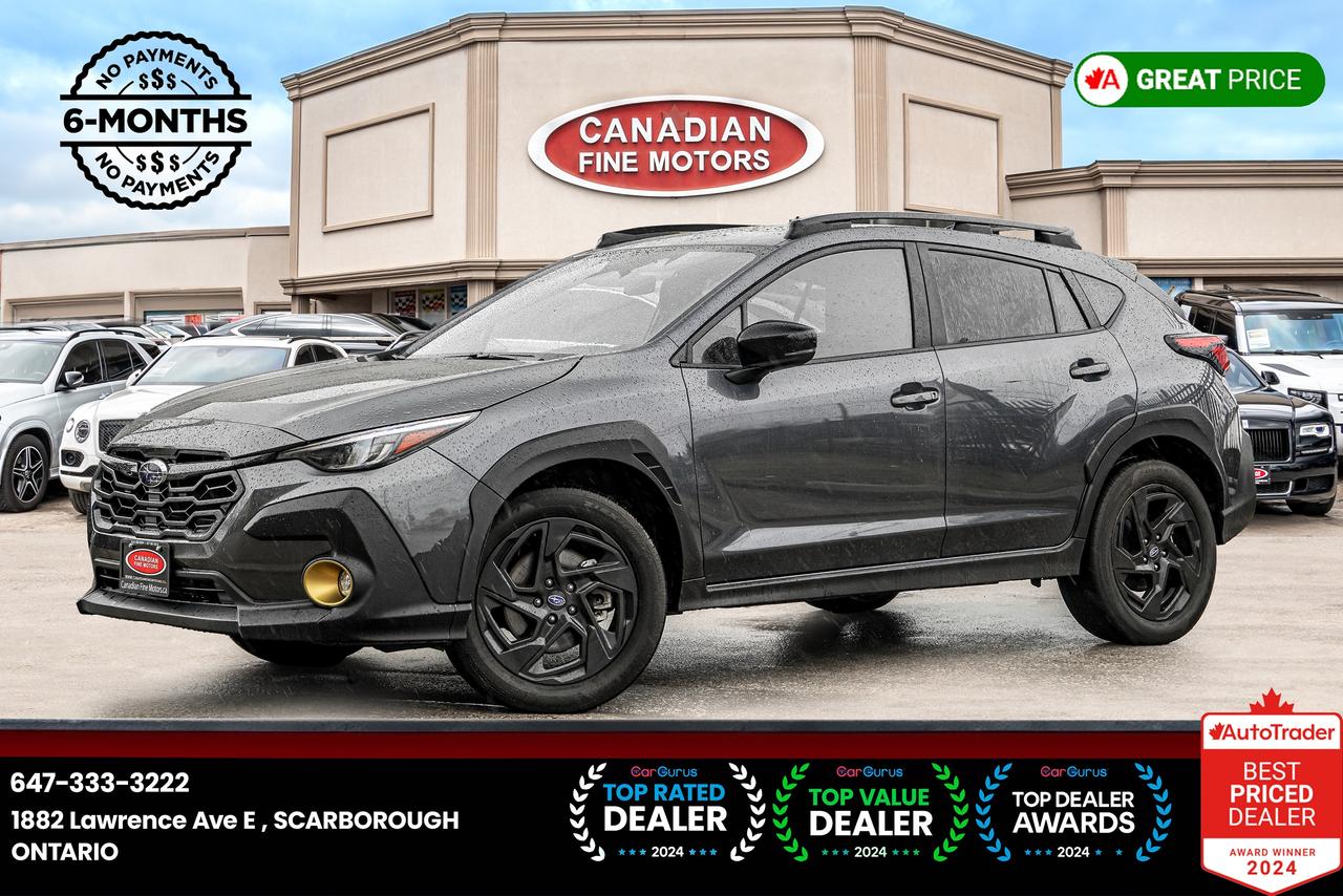 2024 Subaru Crosstrek Onyx AWD | LEATHER SEATS | BSM | SUNROOF | CAM - Photo #1