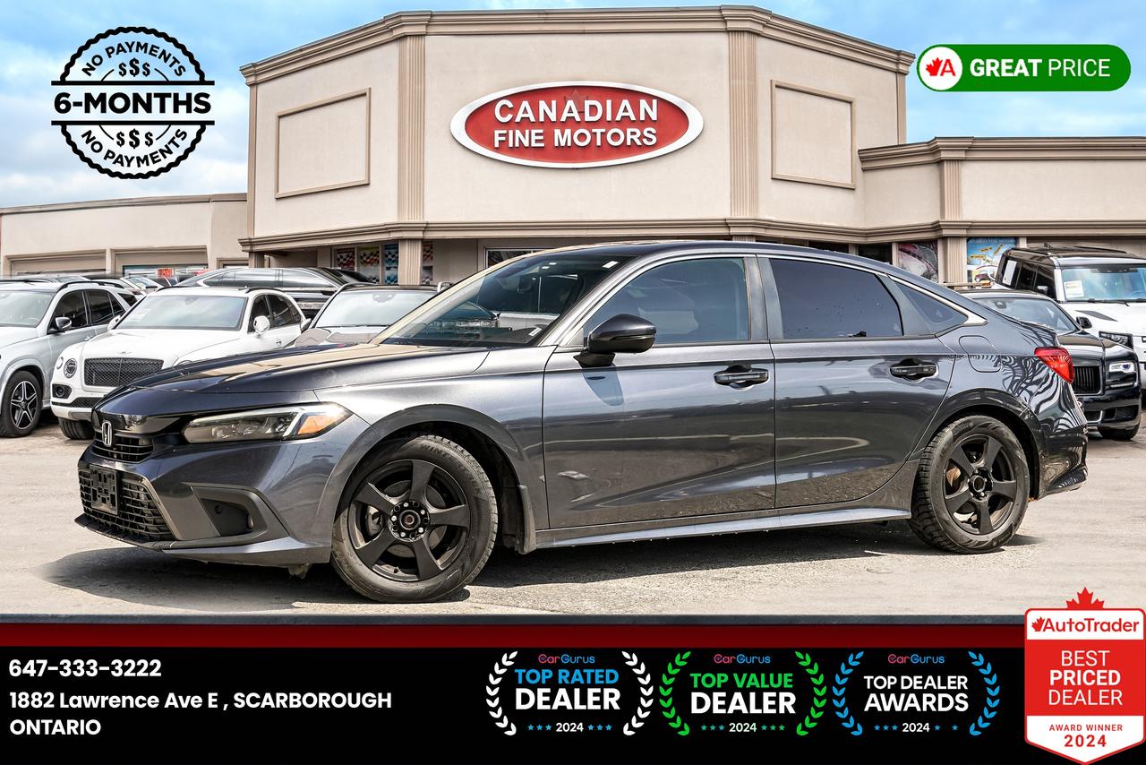 2023 Honda Civic Touring |CLEAN CARFAX|ONE OWNER|LEATHER|NAVI|ROOF| - Photo #1