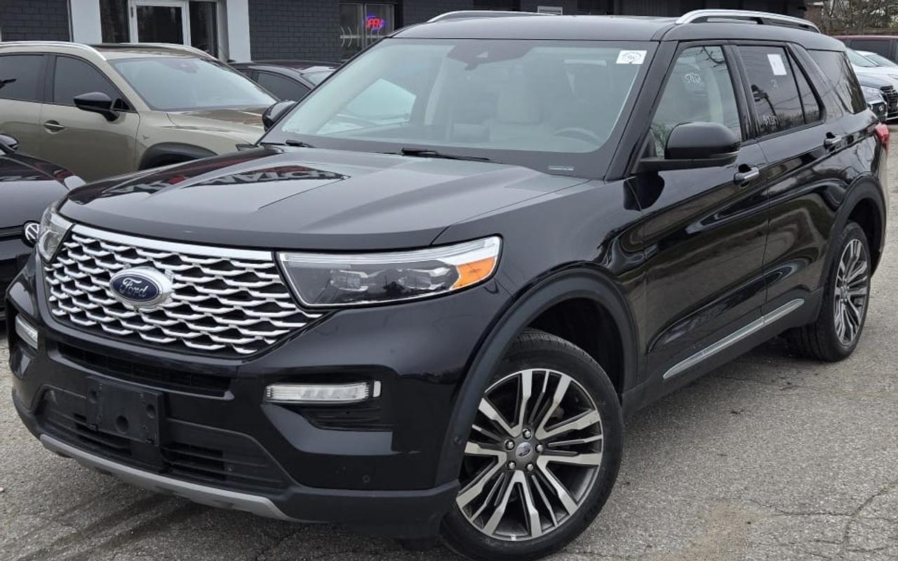 Used 2021 Ford Explorer PLATINUM/ NO ACCIDENTS / LEATHER / PAN ROOF/360CAM for sale in Cambridge, ON
