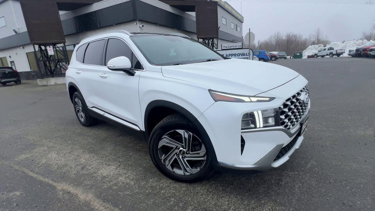 2021 Hyundai Santa Fe Preferred w/Trend Package AWD, MOONROOF, HEATED STEERING WHEEL, HEATED LEATHER SEATS, BACK UP CAM, SIRIUS XM!! Photo
