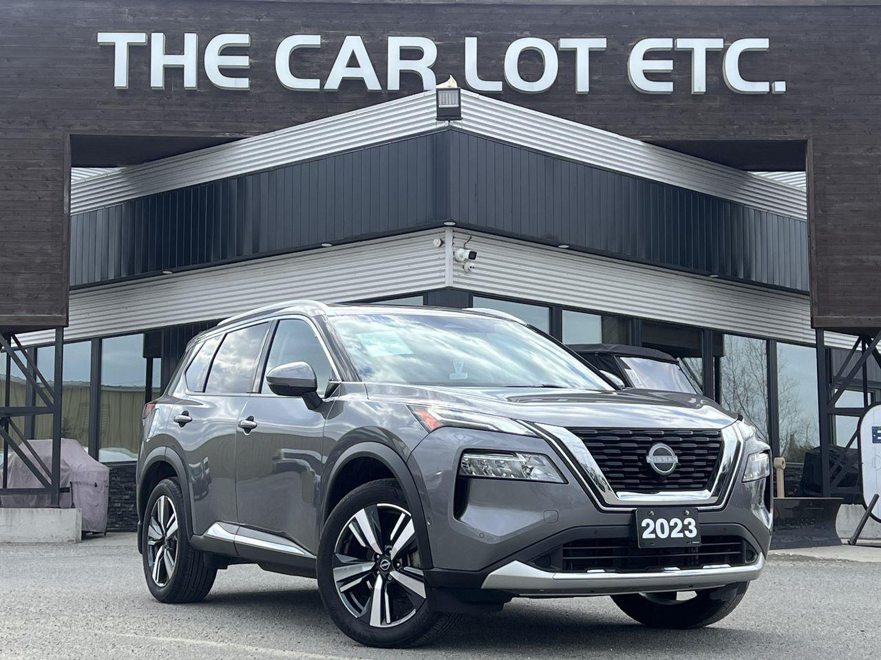 2023 Nissan Rogue Platinum AWD, MOONROOF, HEATED LEATHER SEATS, NAV, CRUISE CONTROL, POWER LIFTGATE, BACK UP CAM, REMOTE START! Photo