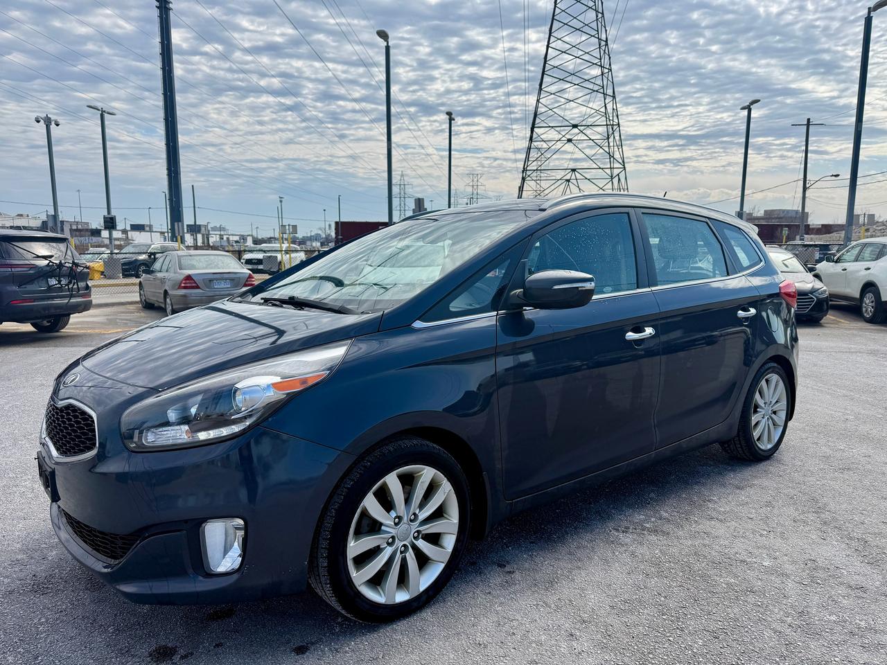 <p>Looking for a versatile and reliable vehicle thats perfect for both city driving and family adventures? This pre-owned 2014 Kia Rondo EX Luxury, available now at Select Auto Centre Ltd., is a fantastic choice! With its sleek grey exterior and comfortable black interior, this wagon offers a stylish and practical driving experience. This Rondo has a front-wheel drive and automatic transmission, ensuring a smooth and easy ride. And with only 141,280km on the odometer, this vehicle has plenty of life left to offer its next owner.</p><p>The 2014 Kia Rondo EX Luxury is designed to make your life easier. Its wagon body style provides ample cargo space, perfect for groceries, luggage, or sporting equipment. Whether youre navigating busy city streets or embarking on a weekend getaway, this Rondo offers the space and comfort you need.</p><p>Here are some of the standout features that make this Rondo a must-see:</p><ul><li><strong>Luxury at Your Fingertips:</strong> The EX Luxury trim offers premium features designed to elevate your driving experience.</li><li><strong>Family-Friendly Design:</strong> With four doors and a spacious interior, the Rondo is ideal for families and anyone who values passenger comfort.</li><li><strong>Fuel Efficiency:</strong> The gasoline engine offers a great balance of power and fuel economy, helping you save money at the pump.</li><li><strong>Smooth Automatic Transmission:</strong> The automatic transmission makes driving effortless, especially in stop-and-go traffic.</li><li><strong>Ready for Adventure:</strong> The front-wheel-drive system provides confident handling in various road conditions.</li></ul><p><strong><em>Powered by AutoIntelligence&trade;</em></strong> Vehicle information has been generated using artificial intelligence and is provided for informational purposes only. While efforts are made to ensure accuracy, please confirm all details directly with the dealer.</p>