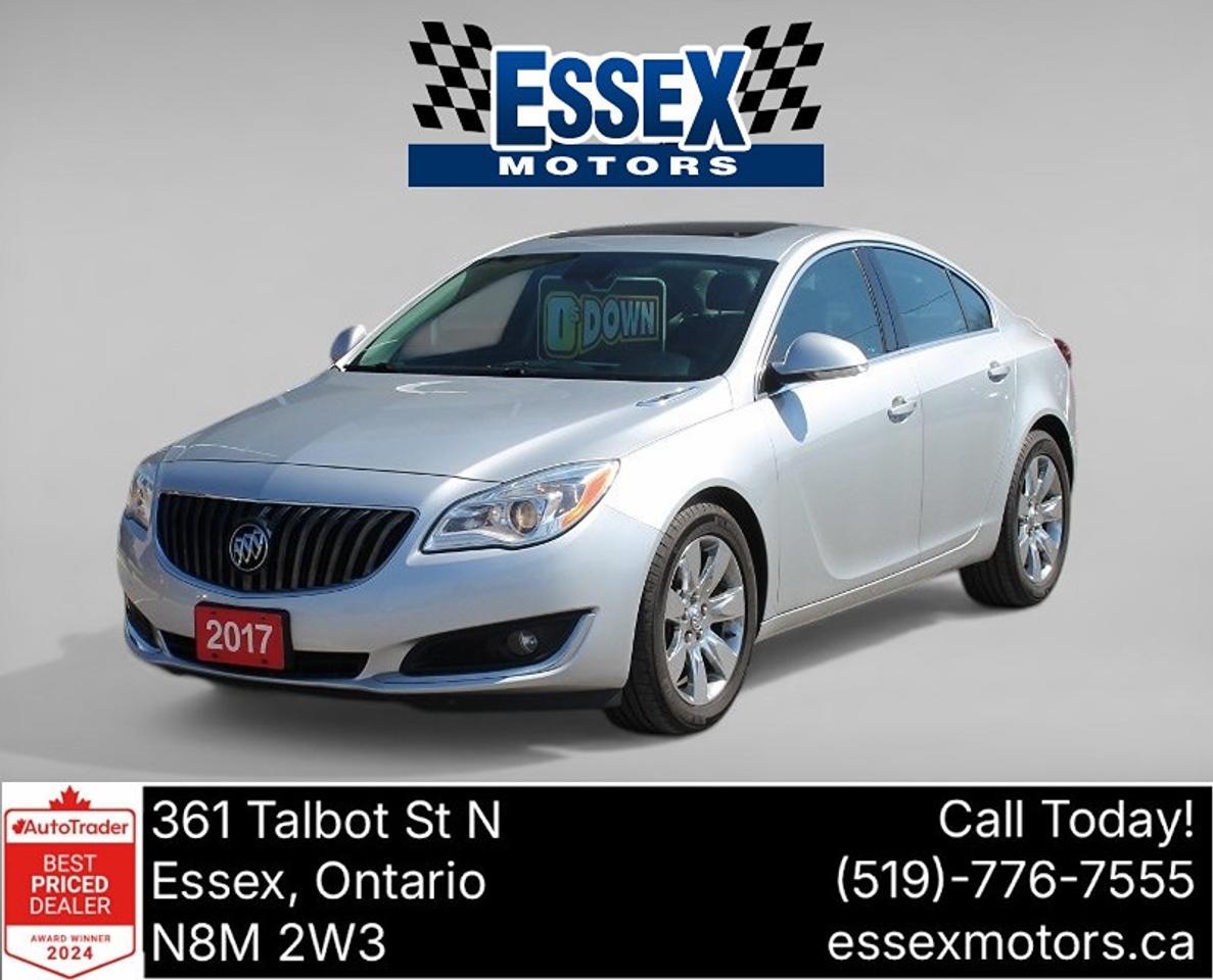 2017 Buick Regal Premium I*Low Ks*Heated Leather*Sun Roof*CarPlay