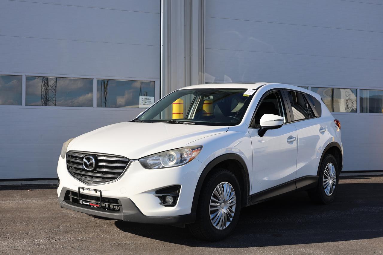 <p class=p1>Special Finance Price: $10,999 | Cash Price: $12,499</p><p class=p1>2016 Mazda CX-5 - Keyless, Push Start, Sunroof, Backup Camera, Blind Spot Assist, Heated Seats, Bluetooth, Cruise Control, And Much More.</p><p class=p1>Odometer: 194,000 KM.</p><p class=p1>Call Us:&nbsp;(416) 766-6226</p><p class=p1>Monaco Motorcars Inc.</p><p class=p1>Location: 112 King St, Barrie, ON</p><p class=p1>Business Hours:</p><p class=p1>Monday - Friday: 10am - 6pm</p><p class=p1>Saturday: 10am - 5pm</p><p class=p1>Sunday : Closed</p><p class=p1>www.monacomotorcars.com</p><p class=p1>Apply for Financing Online:&nbsp;www.monacomotorcars.com/financing/</p><p class=p1>All our vehicles go through an Ontario Standard Certification Inspection where we make sure the car is safe so you don&rsquo;t have to. An additional cost of $999 will be applied to all Certified vehicles. If not certified as per OMVIC regulations vehicle is not drivable, not certified and not e-tested. Each Certified vehicle comes with an Ontario Safety Certification and a 36-day or 2000 KM Safety Warranty. At Monaco Motorcars, we are revolutionizing the car buying experience. Come see the difference. Full vehicle history is disclosed prior to closing a deal because we want you to know everything about your next vehicle. Countless Financing options are available including $0 DOWN!!! (O.A.C.) All credit types welcome! Bad/Good/No Credit, bankruptcy, consumer proposal, new to Canada, student. Hassle-free approvals. No matter what your credit situation is, You Are Approved. Conditions apply. We Accept Trade-Ins! Bring it by for an Appraisal. Multiple extended warranty options are available to choose from.</p><p class=p1>We Are Proud To Serve Clients All Over Canada & Ontario - Toronto, Markham, Richmond Hill, Mississauga, Oshawa, Etobicoke, Newmarket, Pickering, Whitby, Ajax, North York, Scarborough, Barrie, Orangeville, Waterloo, Milton, Kitchener, Ottawa, Aurora, London, Kingston, Hamilton, Muskoka, Belleville, Brant, Brantford, Brockville, Cornwall, Windsor, Sudbury, Guelph, Orillia, Sarnia, Timmins, Thunder Bay, Welland, Pembroke, St Catharines, St. Thomas, Thorold, Ottawa, Owen Sound, Haldimand County, Kenora and Niagara Falls.</p><p class=p1>PRICES DISPLAYED: HST and licensing fees are not included.</p><p class=p1>FINANCING OPTIONS: Enjoy rates as low as 6.99% with $0 down and no payments for 3 months (O.A.C). Our expert financing team partners with major banks and lenders to secure the lowest rates and most flexible terms for your car loan. A $999 financing fee applies.</p><p class=p1>We strive to provide accurate and up-to-date listing information; however, Monaco Motorcars is not responsible for any errors, omissions, or typographical mistakes. Prices are subject to change without notice. Please contact us to confirm details.</p>