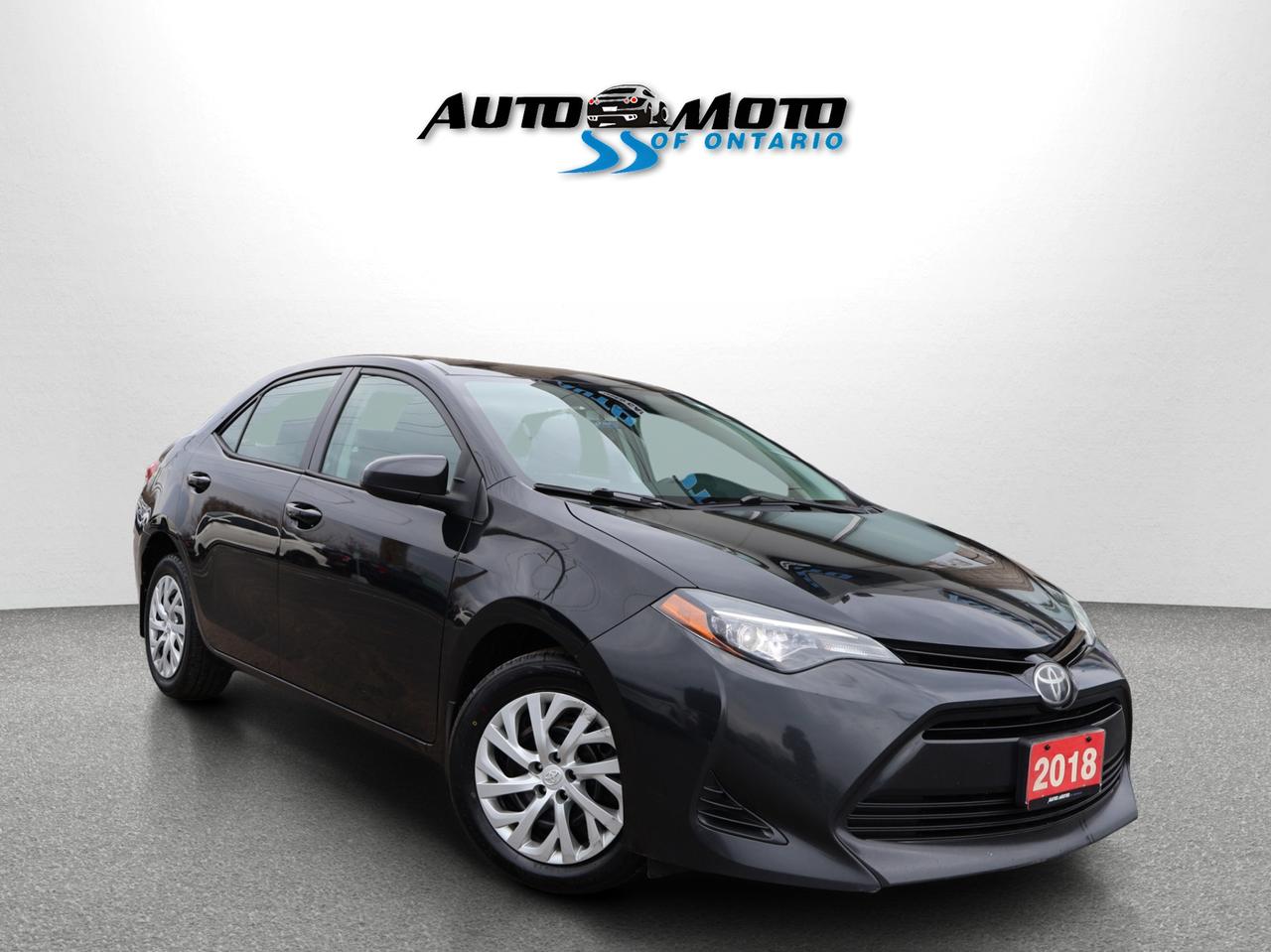 2018 Toyota Corolla LE CERTIFIED *1 OWNER* CAMERA BLUETOOTH HEATED SEATS SUNROOF CRUISE LANE DEPARTURE ALERT Photo