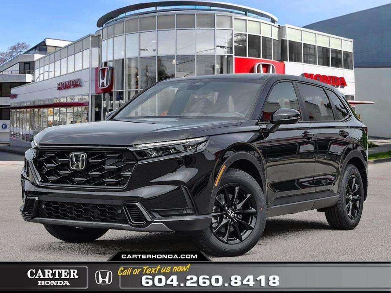 Discover the perfect balance of comfort, efficiency, and modern design with the 2026 Honda CR-V Hybrid EX-L, now available at Carter Honda. Powered by Hondas advanced two motor hybrid system with Real Time All Wheel Drive, it delivers smooth, confident performance with impressive fuel economy for both city commutes and weekend escapes. The EX-L trim features refined exterior styling, 18 inch alloy wheels, and sleek LED lighting that create a clean, upscale presence. Inside, the spacious cabin offers leather trimmed seating, a power adjustable drivers seat with memory, and a heated steering wheel for year round comfort. A high resolution touchscreen with wireless Apple CarPlay and Android Auto keeps you seamlessly connected, while the Honda Sensing suite provides advanced safety and driver assistance. Efficient, refined, and built for everyday life, the CR-V Hybrid EX-L is ready for your next journey. Schedule your test drive today at Carter Honda and experience it firsthand. <b>Why Choose Carter Honda?</b> - We provide an unmatched vehicle purchasing experience that puts YOU FIRST! - Exceeding customer expectations for over three decades, with a history of loyalty and community trust - 4.6-star Google rating, backed by over 3,000 satisfied customer reviews - Experience upfront pricing, zero hidden fees, and 100% transparency at every step - Fast approvals and 99% acceptance rates, regardless of your credit status! - Enjoy our 7-day vehicle exchange policy for added peace of mind - We welcome vehicle trades and guarantee the best price - Our multilingual staff speaks many languages to assist you better Were here to help you drive the vehicle you want, the vehicle you deserve! Dealer fee of $999.00 included in advertised price (Dealer No. 1100).