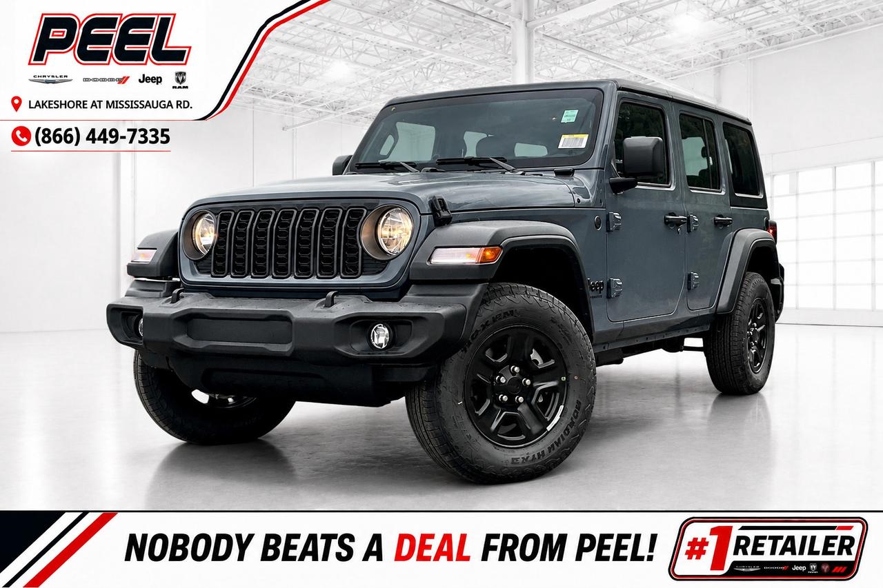 2026 Jeep Wrangler SPORT 4DR | Hardtop | 12" Touchscreen | Carplay Photo0