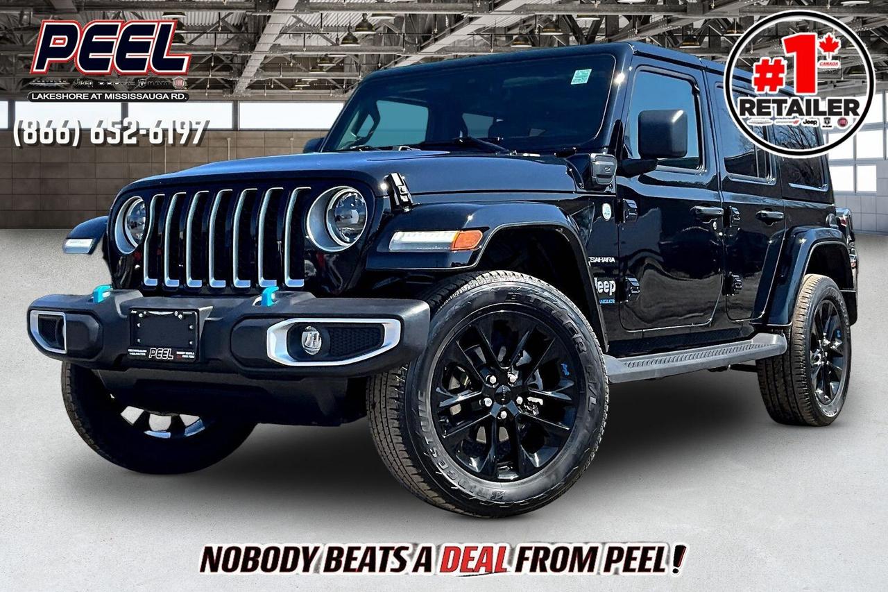 Used 2023 Jeep Wrangler 4xe Sahara PHEV | Leather | Adv Safety | Alpine| 4X4 for sale in Mississauga, ON
