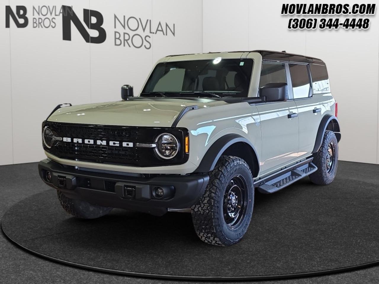 <b>Black Diamond Package, Remote Engine Start, Black Appearance Package, Running Boards, Dual-Zone Electronic Climate Control!</b><br> <br> <br> <br>Check out our great inventory of new vehicles at Novlan Brothers!<br> <br>The 2026 Ford Bronco stands out with its removable doors and roof, strong presence, and versatile SUV personality. <br> <br>The 2026 Ford Bronco brings adventure to life with its rugged design, intelligent features, and customizable configuration that adapts to off-road landscapes or city escapes. Inside, the cabin features durable materials, intuitive tech and seating tailored for both driver and passengers in every journey. With its strong presence, forward-thinking enhancements and Fords commitment to performance, the Bronco offers a driving experience that thrives in every terrain.<br> <br>This Desert Sand SUV has a 10 Speed Automatic transmission and is powered by a 275HP 2.3L 4 Cylinder Engine. <br> <br> Our Broncos trim level is Big Bend. The interior features heated cloth bucket seats, a leather-wrapped steering wheel, dual-zone automatic climate control, and smart storage throughout, making it as comfortable as it is capable. The SYNC 4 system with a 12-inch touchscreen, wireless Apple CarPlay, Android Auto, and connected navigation keeps you informed and in control on every adventure. With rugged essentials like full-time 4x4 capability, Bilstein off-road suspension, and multiple skid plates, its engineered to conquer trails and highways alike. Safety comes standard with Ford Co-Pilot360 technologies including BLIS with Cross-Traffic Alert, Lane-Keeping Assist, Automatic Emergency Braking, and a Reverse Sensing System. With removable roof panels, a swing-out rear door, and bold off-road styling, this SUV delivers the perfect balance of durability, modern comfort, and pure adventure spirit. This vehicle has been upgraded with the following features: Black Diamond Package, Remote Engine Start, Black Appearance Package, Running Boards, Dual-Zone Electronic Climate Control.<br><br> View the original window sticker for this vehicle with this url <b><a href=http://www.windowsticker.forddirect.com/windowsticker.pdf?vin=1FMEE7BH8TLA59508 target=_blank>http://www.windowsticker.forddirect.com/windowsticker.pdf?vin=1FMEE7BH8TLA59508</a></b>.<br> <br>To apply right now for financing use this link: <a href=http://novlanbros.com/credit/ target=_blank>http://novlanbros.com/credit/</a><br><br> <br/> Total  rebate of $2500 is reflected in the price.   Incentives expire 2026-06-01.  See dealer for details. <br> <br><br> Come by and check out our fleet of 20+ used cars and trucks and 100+ new cars and trucks for sale in Paradise Hill.  o~o